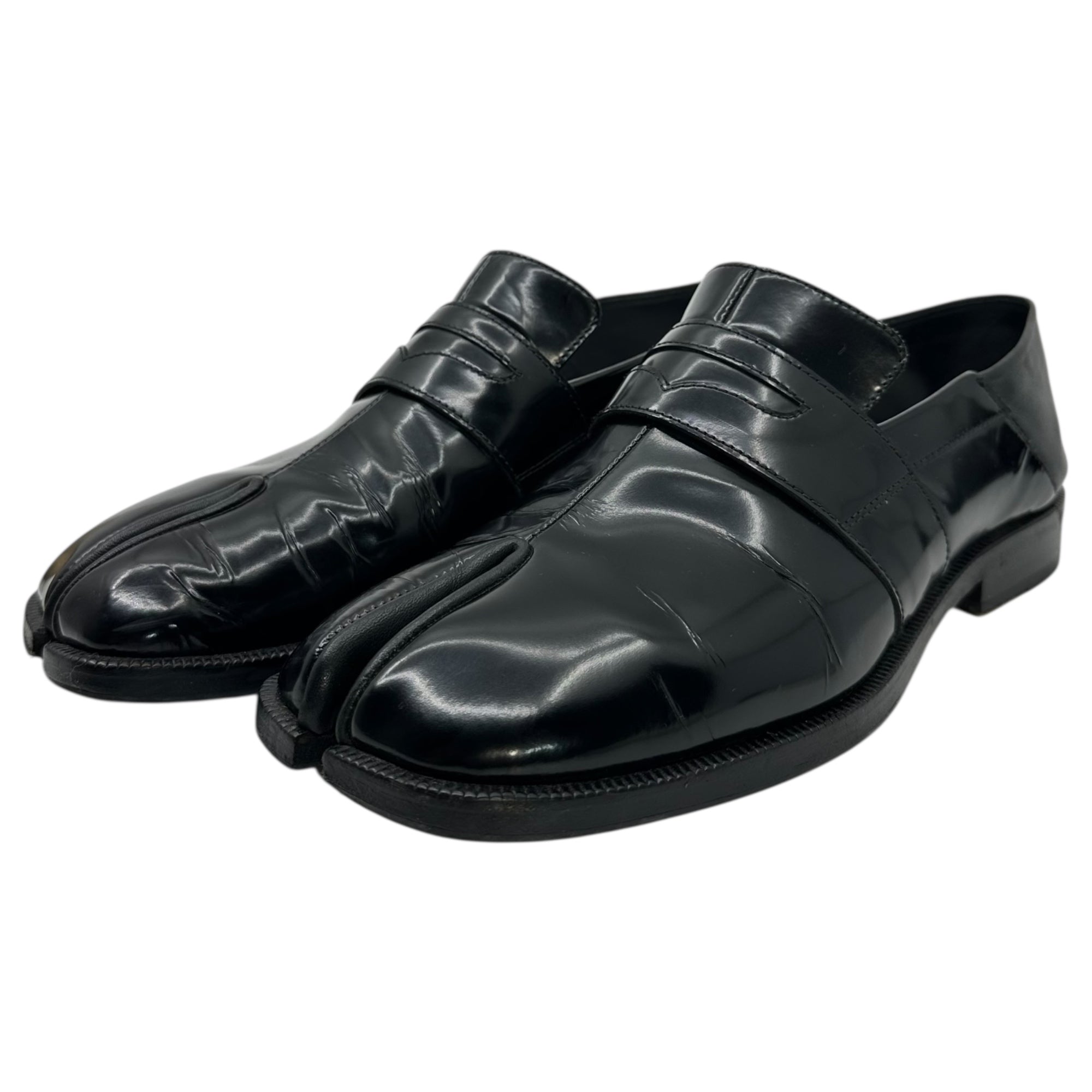 MAISON MARGIELA(メゾンマルジェラ) TABI Loafers - High-Shine Leather 足袋 ローファー 39(24.5~25.0cm程度) ブラック
