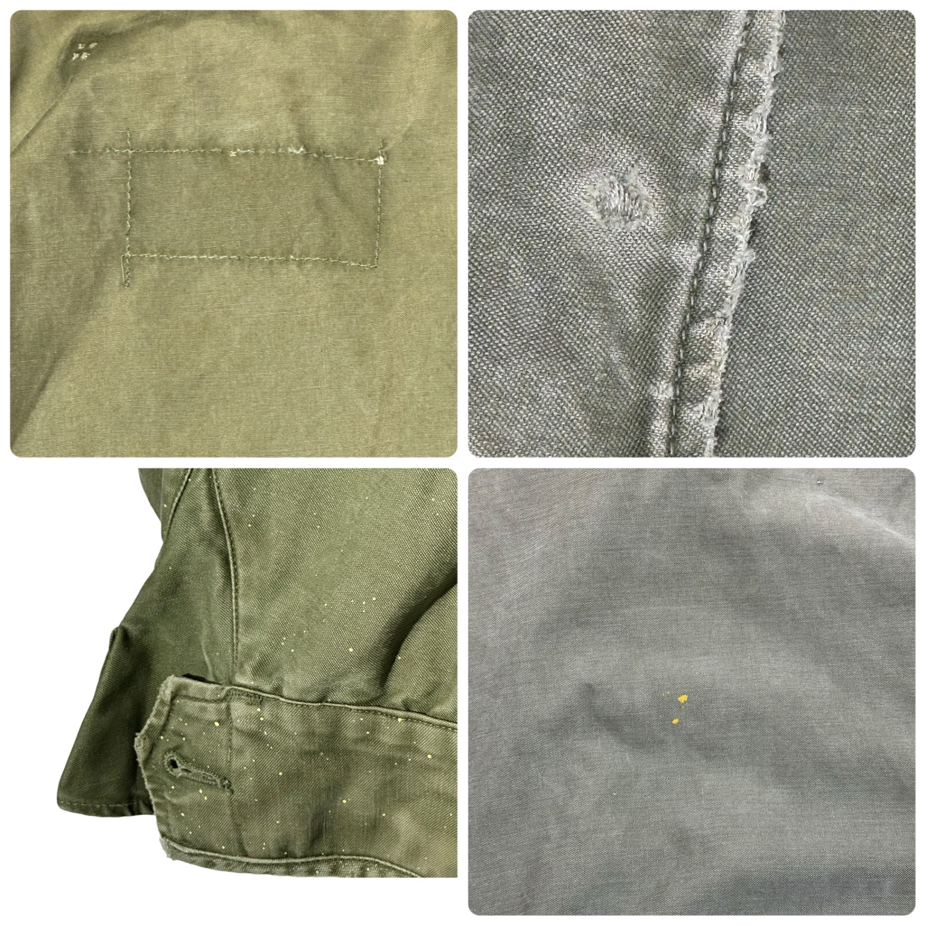 US ARMY(アメリカ軍) 60's M-1951 Field Jacket フィールド ジャケット 表記無(L程度) セージグリーン 60年代 M51 ミリタリー ヴィンテージ CONMER ジップ アルミ