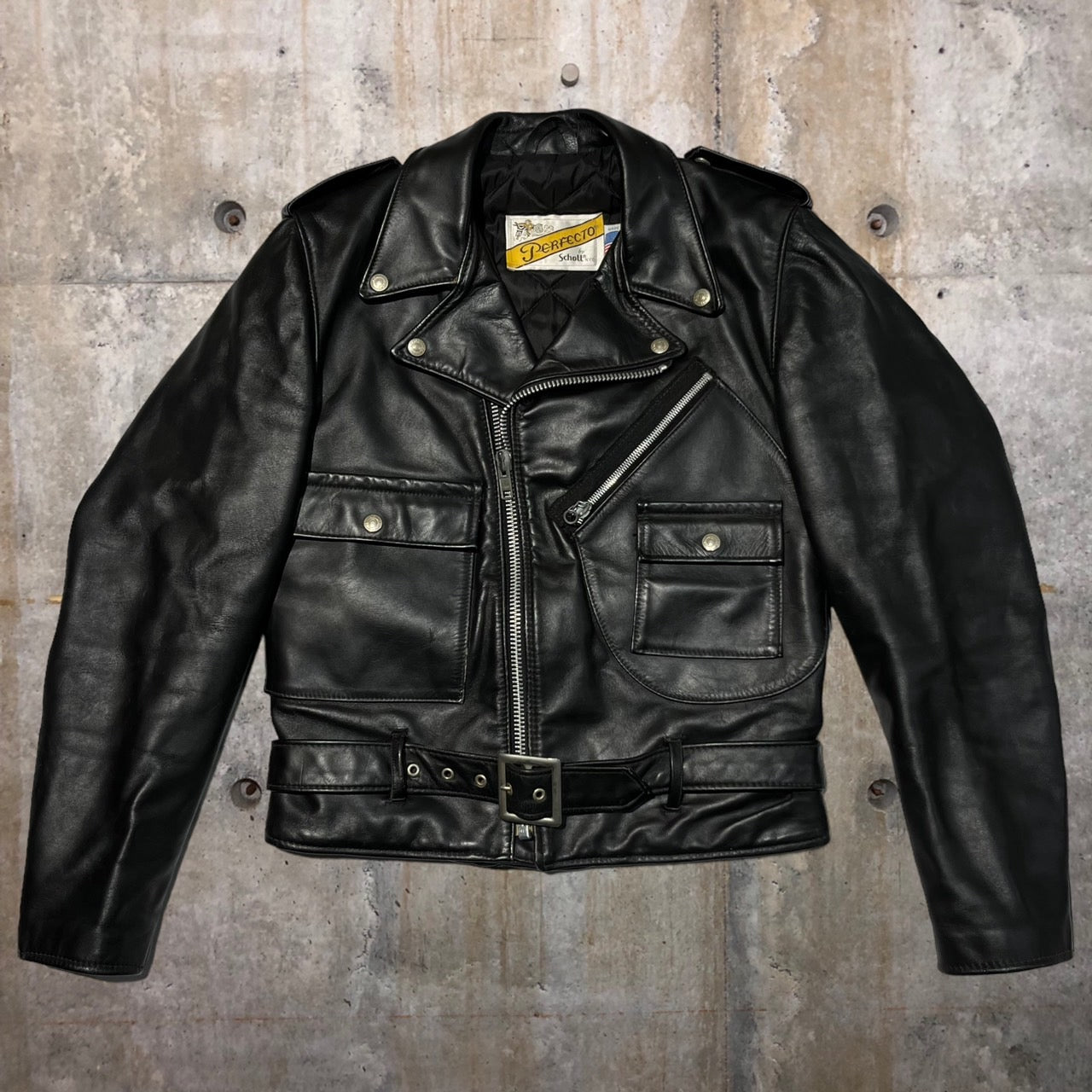 希少 ビッグサイズ46 Schott NYC しだす Perfecto ダブルライダース