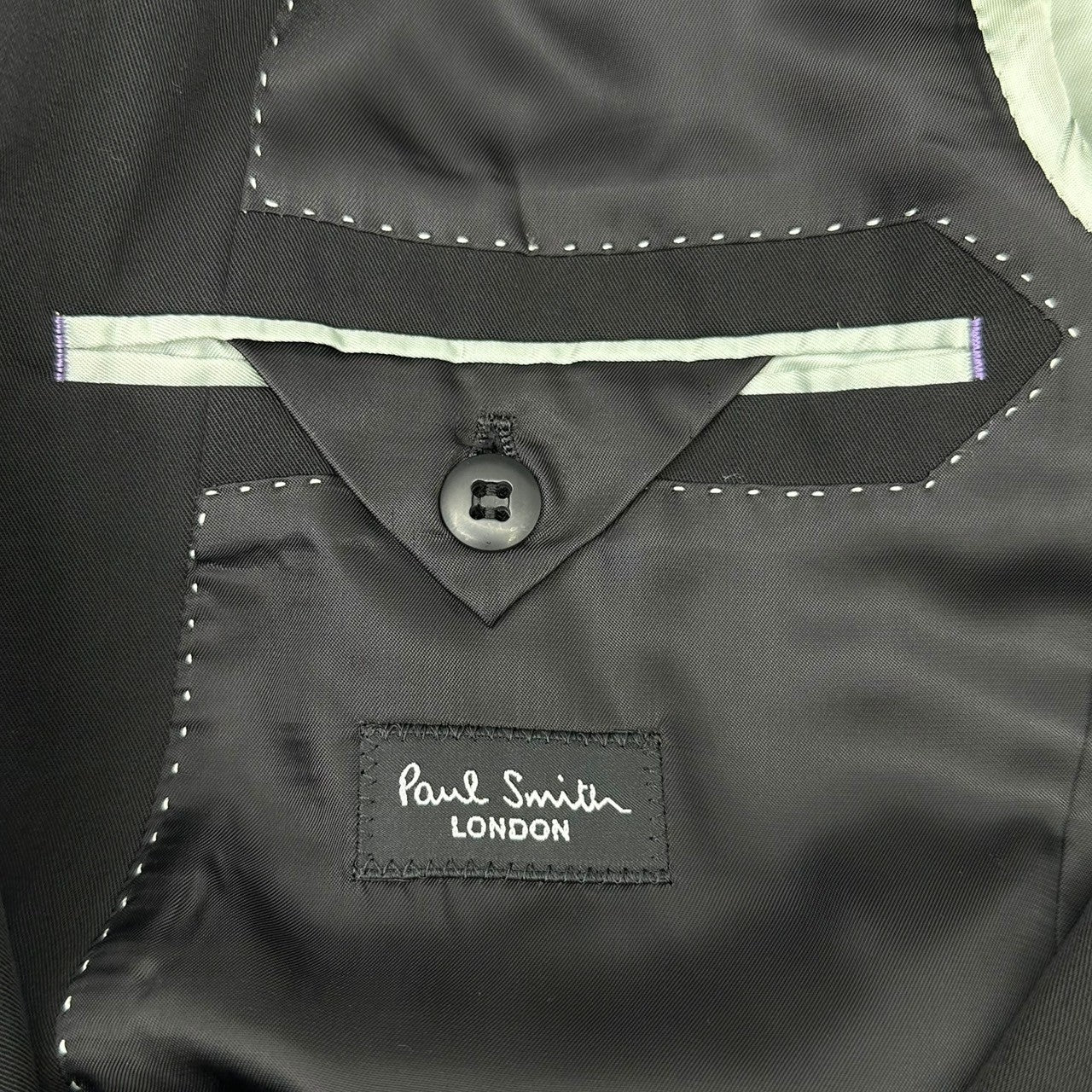 PAUL SMITH(ポールスミス) Design Flap Pockets 2B Setup Suit デザイン フラップ ポケット 2B セットアップ スーツ PL-ST-65439 M ブラック
