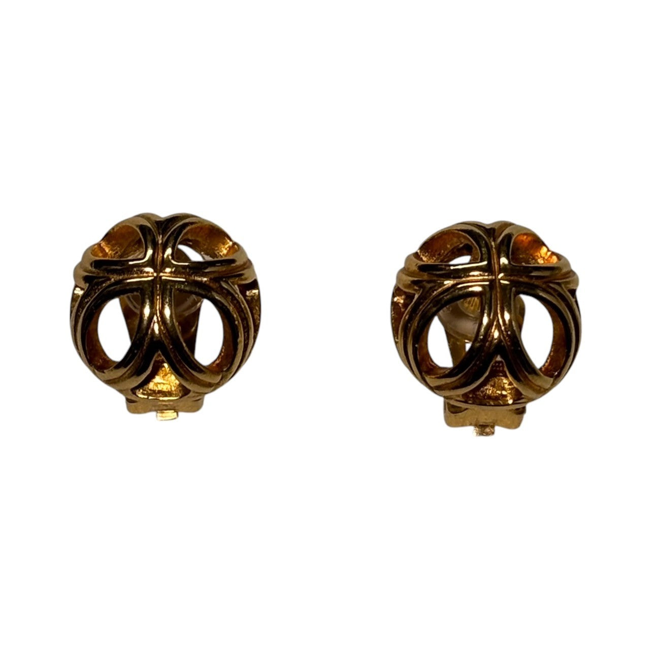 Christian Dior(クリスチャンディオール) GERMANY made vintage gold cross earrings ドイツ製 ヴィンテージ ゴールド クロス イアリング ゴールド アクセサリー