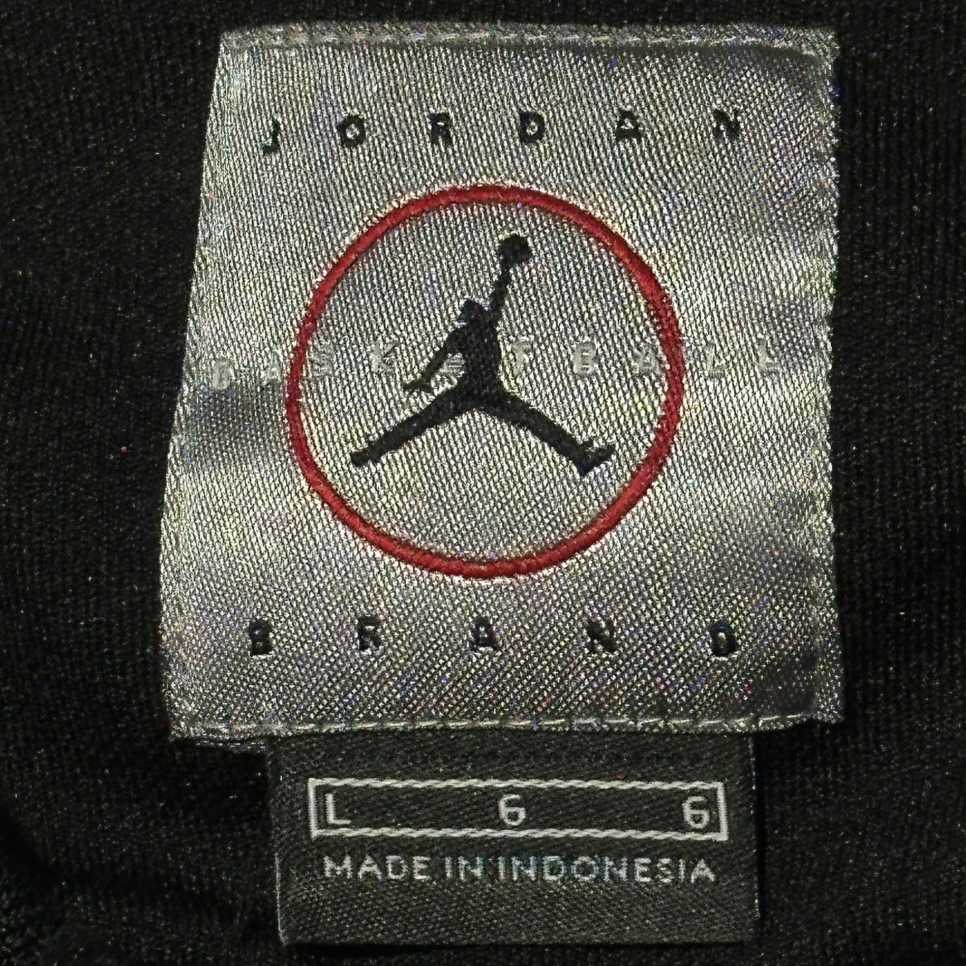 NIKE(ナイキ) 90's JORDAN GAME SHIRT ジョーダン ゲーム シャツ L ブラック×グレー 半袖 90年代 ヴィンテージ 古着 メッシュ