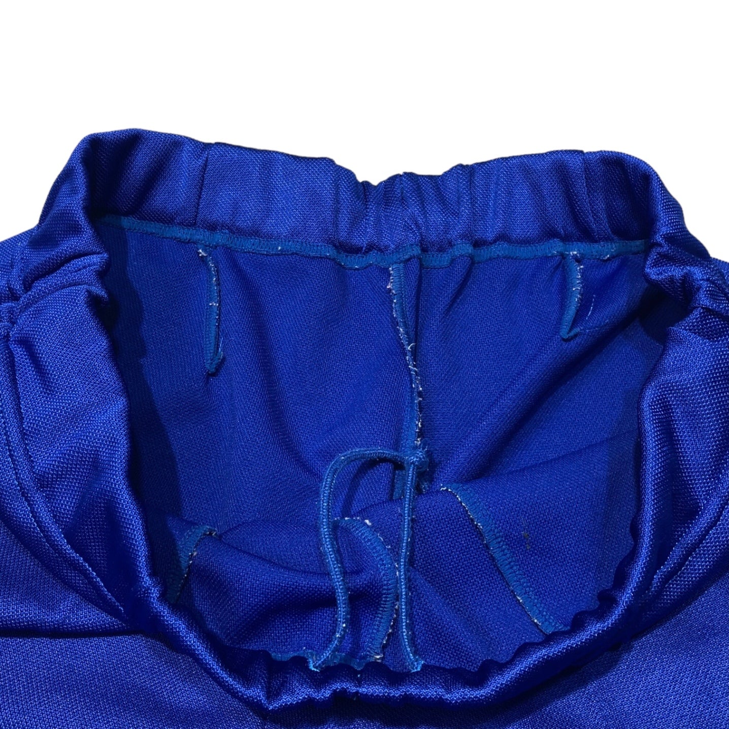 adidas(アディダス) 80's track pants サイドジップ トラック パンツ ジャージ ロゴ 刺繍 バルーンシルエット ASR-873P XO(XL程度) ブルー 80年代~90年代 デサント製