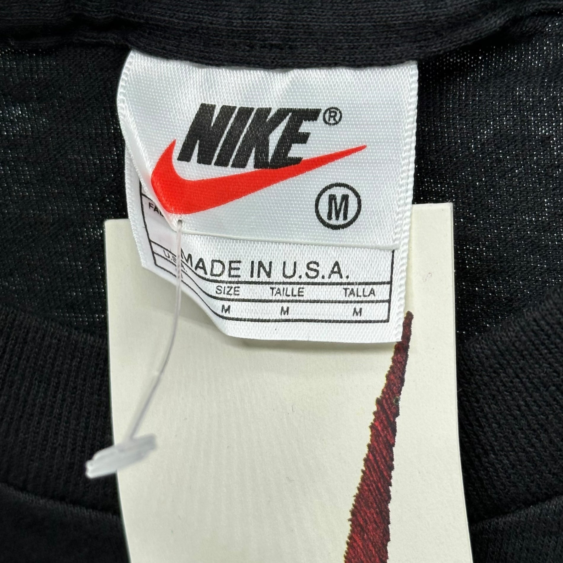 NIKE(ナイキ) 90's JORDAN FEAR IS AN ILLUSION ジョーダン フェイス Tシャツ 662854-010 M ブラック 90年代 ヴィンテージ デッドストック