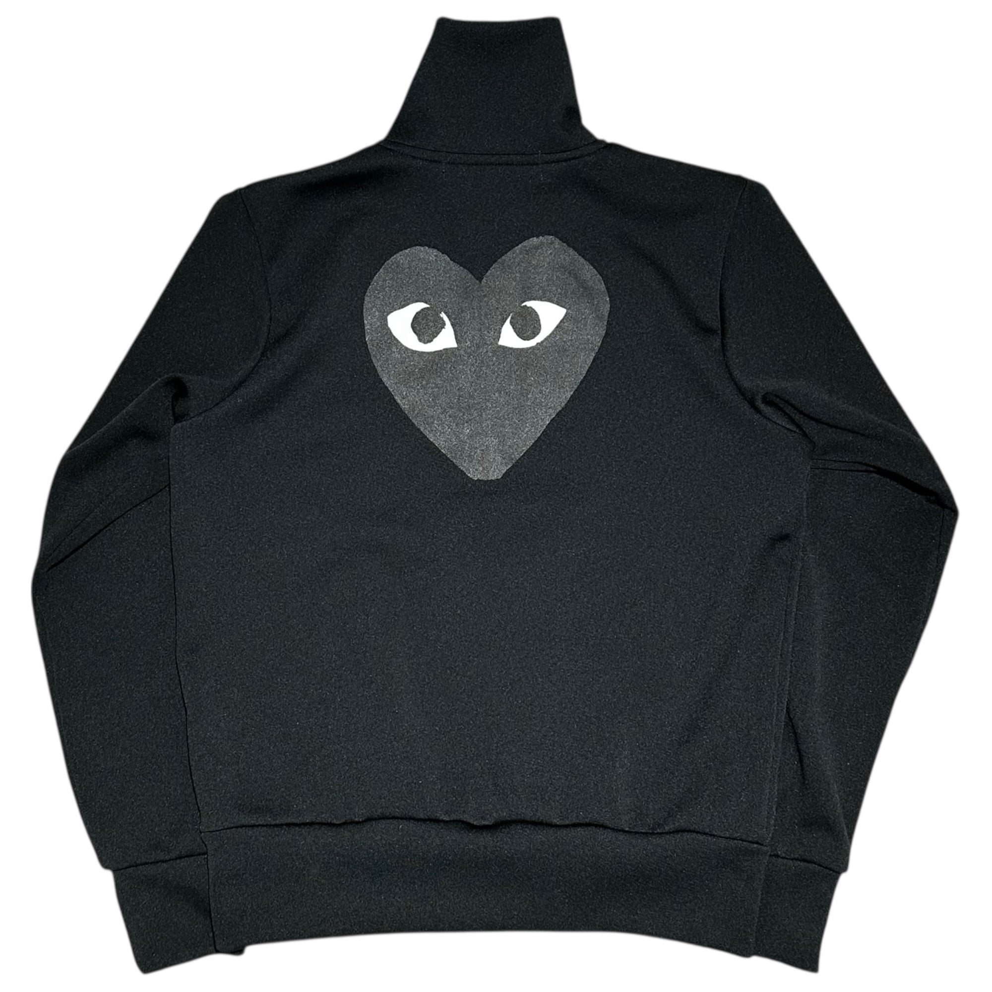 PLAY COMME des GARCONS(プレイコムデギャルソン) Heart Logo Patch Truck Jacket ハート ロゴ ワッペン トラック ジャケット AZ-T255 M ブラック AD2019/6