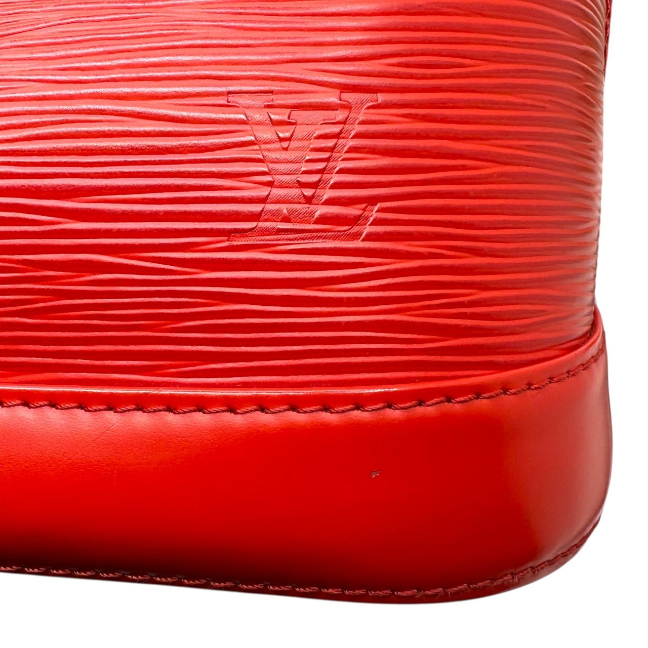 LOUIS VUITTON(ルイヴィトン) Alma Epi アルマ エピ ハンド バッグ M52147 レッド レザー 箱付 SN3154