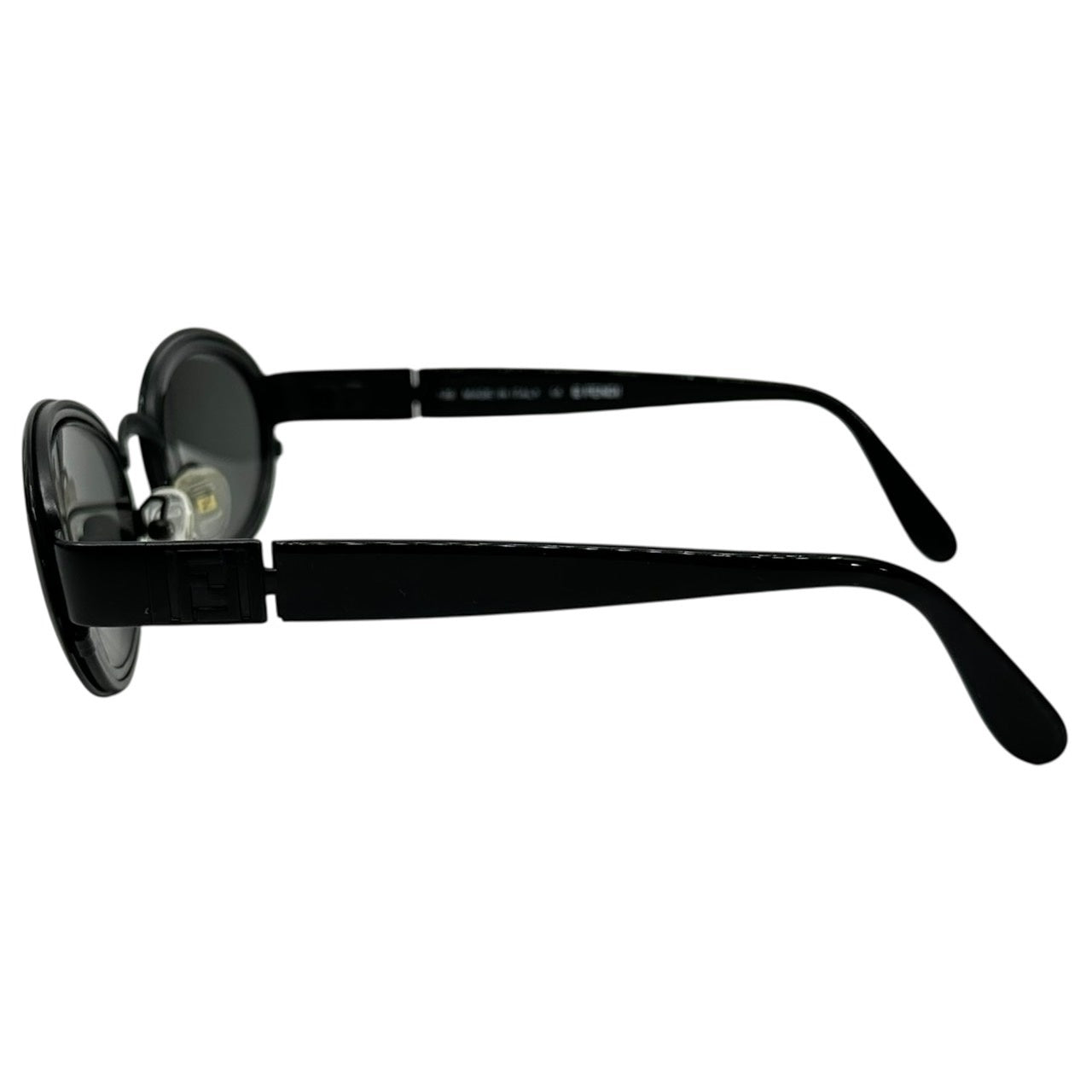 FENDI(フェンディ) Zucca Logo Oval Sunglasses ズッカ ロゴ オーバル サングラス FS187 52□24 ブラック