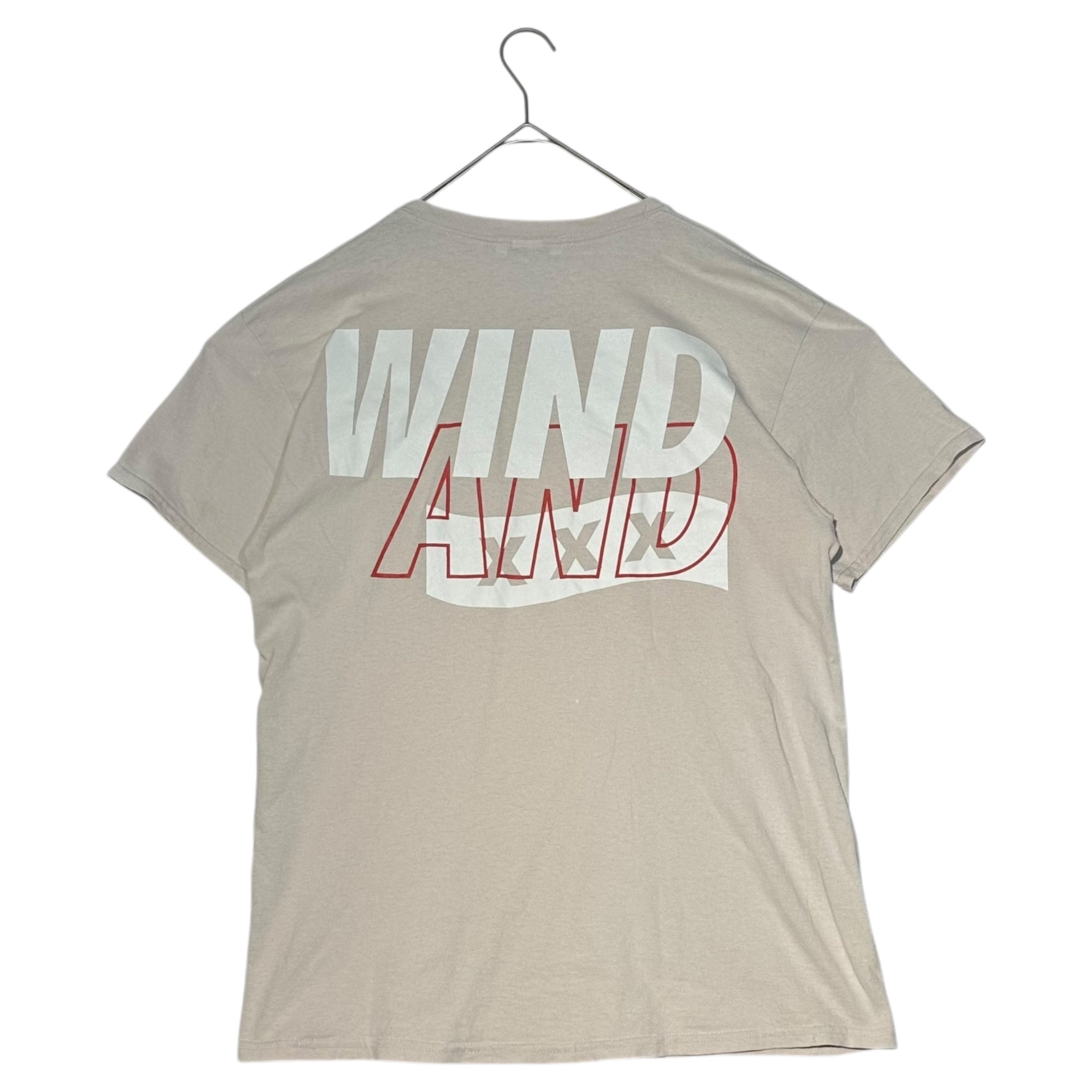 WIND AND SEA×GOD SELECTION XXX(ウィンダンシー×ゴッドセレクション) W NAME LOGO PRINT TEE W ネーム ロゴプリント Tシャツ L ライトピンク