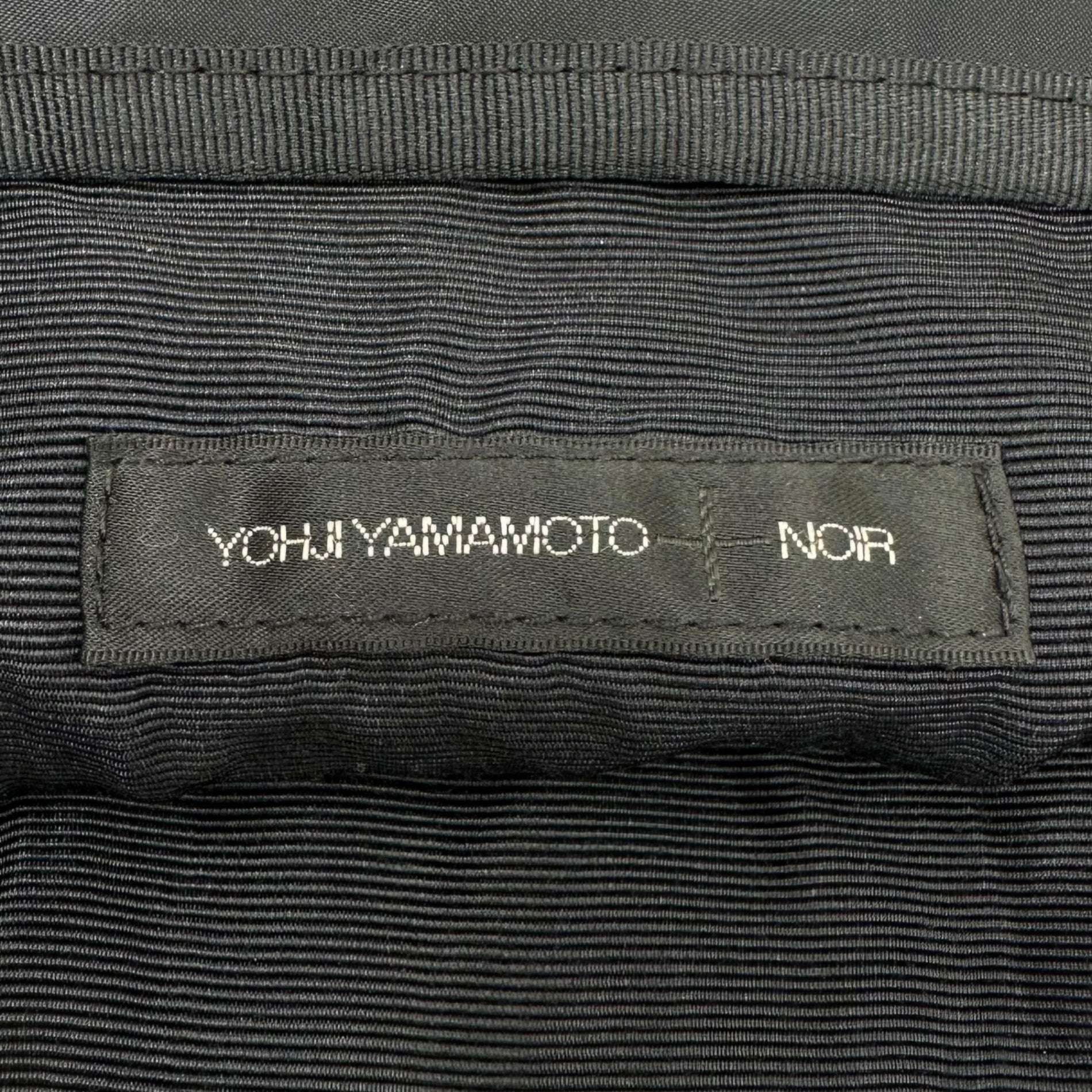 YOHJI YAMAMOTO+NOIR(ヨウジヤマモトプリュスノアール) Nylon Looping Bag ナイロン ルーピング バッグ ブラック ハンド ワンショルダー 肩掛け トート