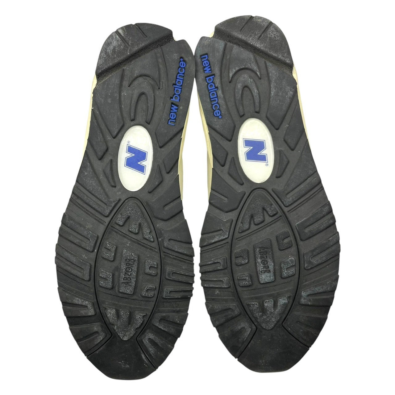 NEW BALANCE(ニューバランス) USA made M990WB2 EDDY SANTIS Sneakers ローカット スニーカー M990WB2 27cm ホワイト×ブルー レザー 箱付