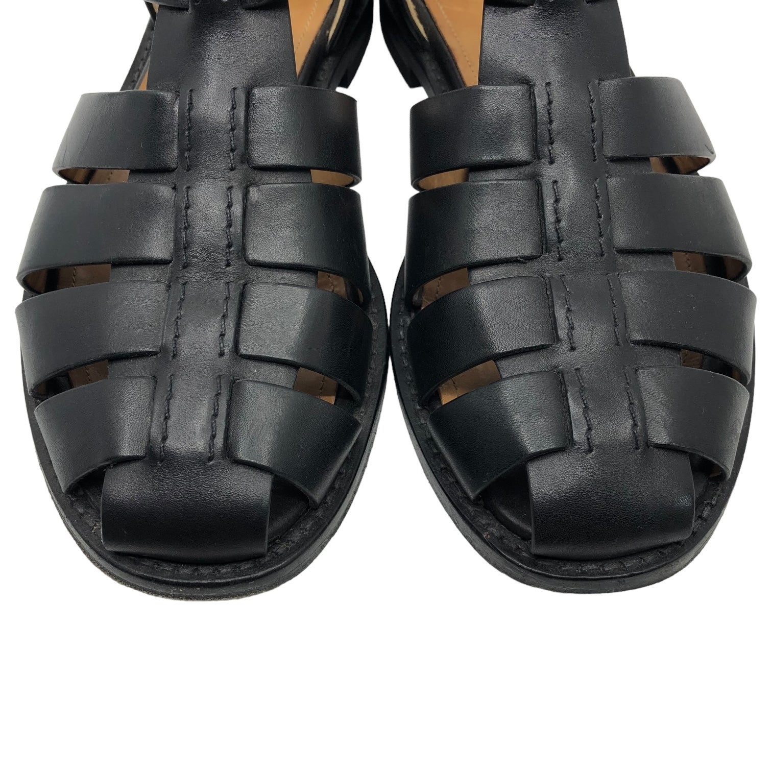 church's(チャーチ) FISHERMAN グルカ サンダル EX0002 5(24~24.5cm) ブラック レザー ストラップ