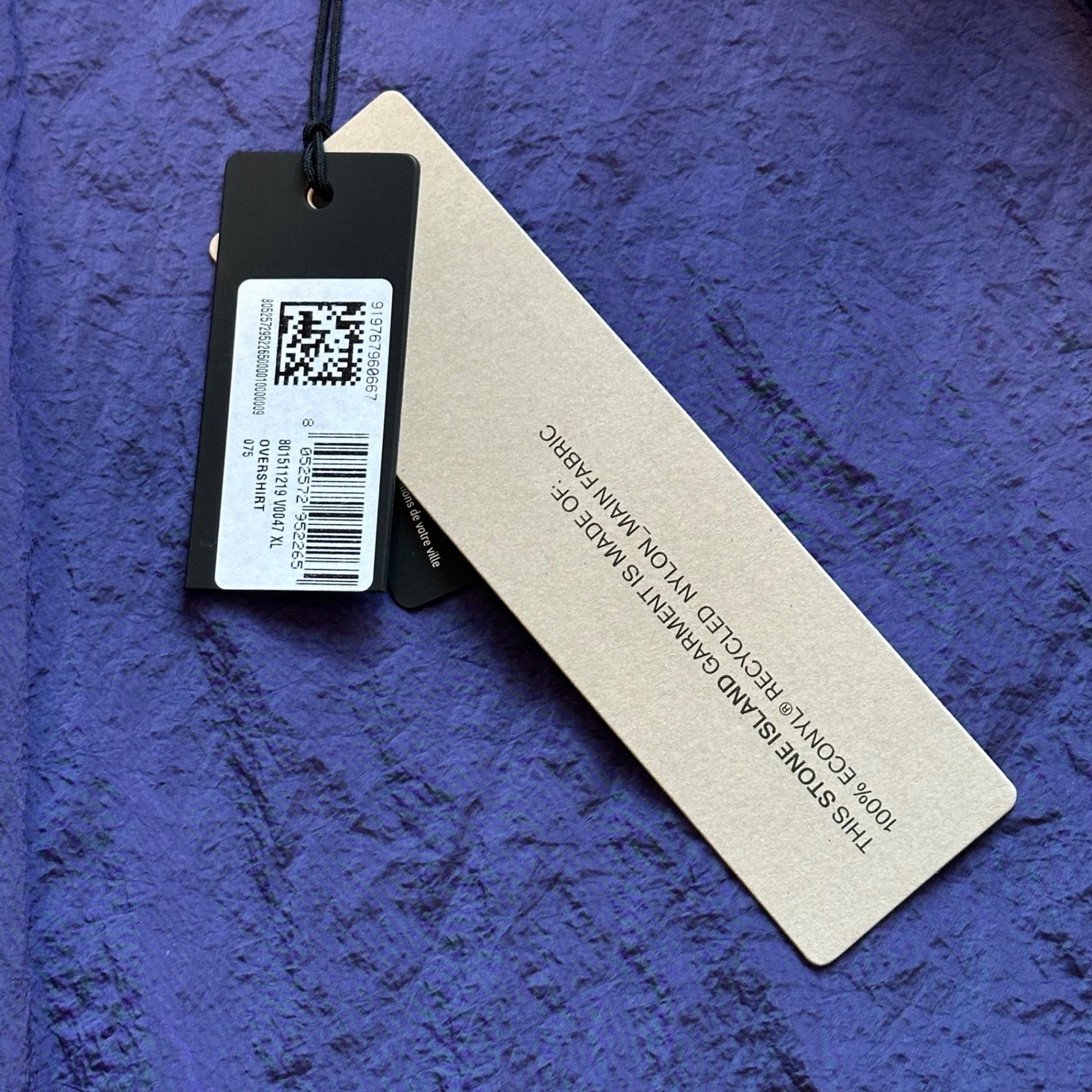 STONE ISLAND(ストーンアイランド) 24SS Nylon Metal Shirt Jacket ナイロン メタル シャツ ジャケット 801511219 XL パープル