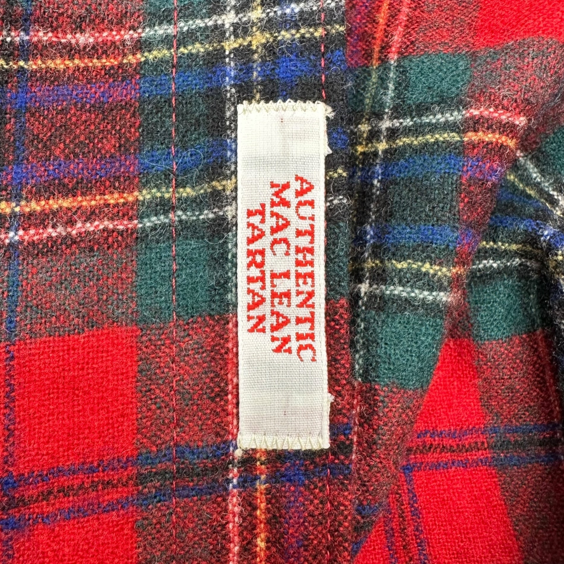 PENDLETON(ペンドルトン) 70's USA made Wool Check Flannel Shirt ウール チェック フランネル シャツ M レッド×グリーン 70年代 ヴィンテージ