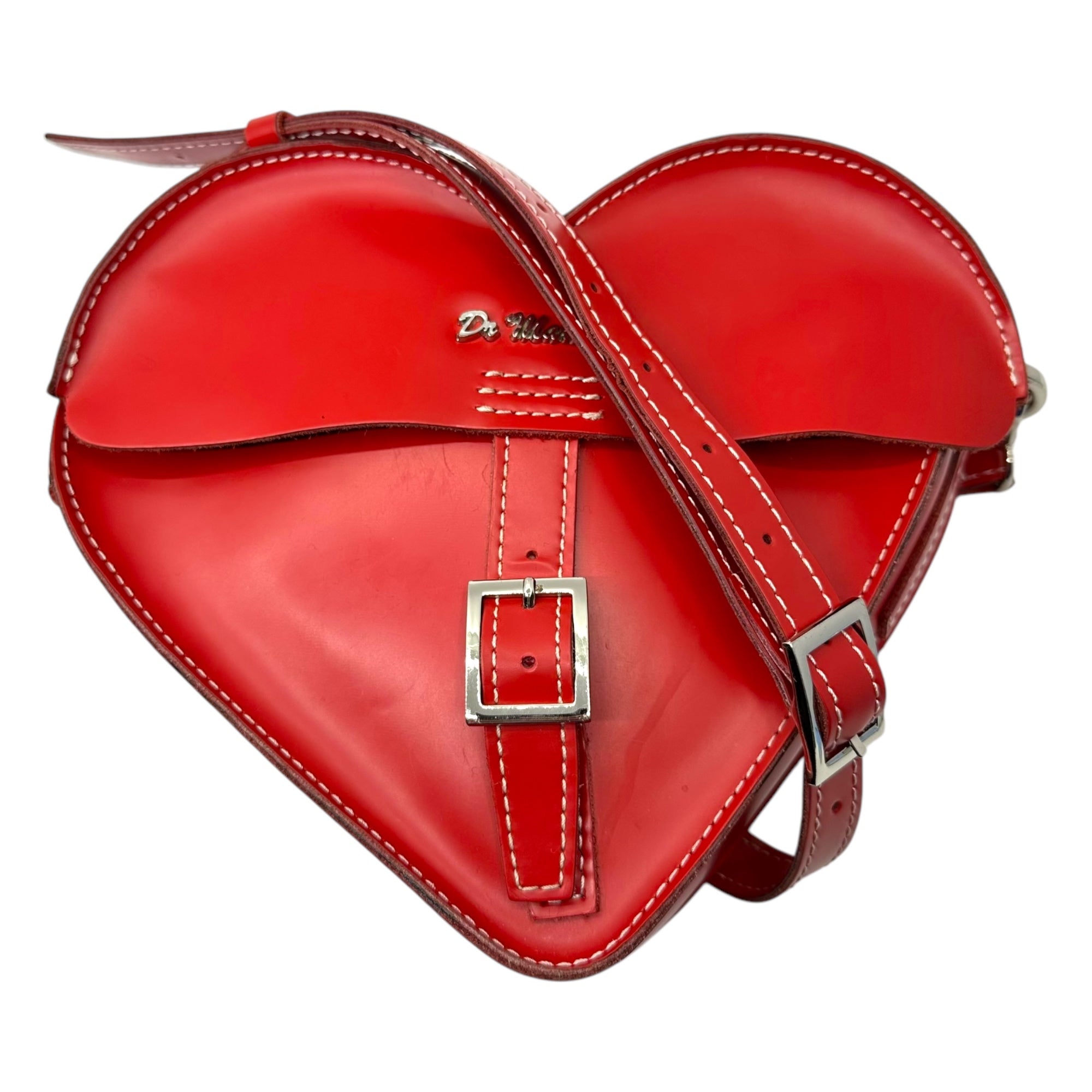DR.MARTENS(ドクターマーチン) 2016 Valentine LOVE HEART BAG バレンタイン限定 ラブ ハート レザー ショルダー バッグ レッド