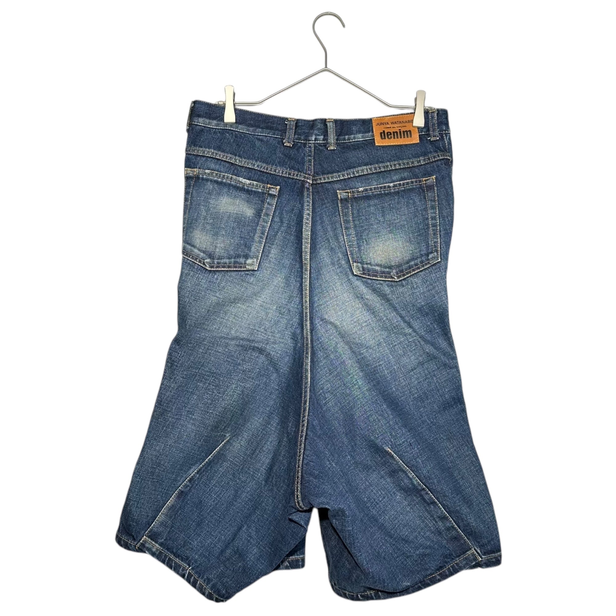 COMME des GARCONS JUNYA WATANABE(コムデギャルソンジュンヤワタナベ) 06SS Mermaid skirt type denim half pants マーメイド スカート タイプ デニム ハーフ パンツ JQ-S099 S インディゴ AD2005