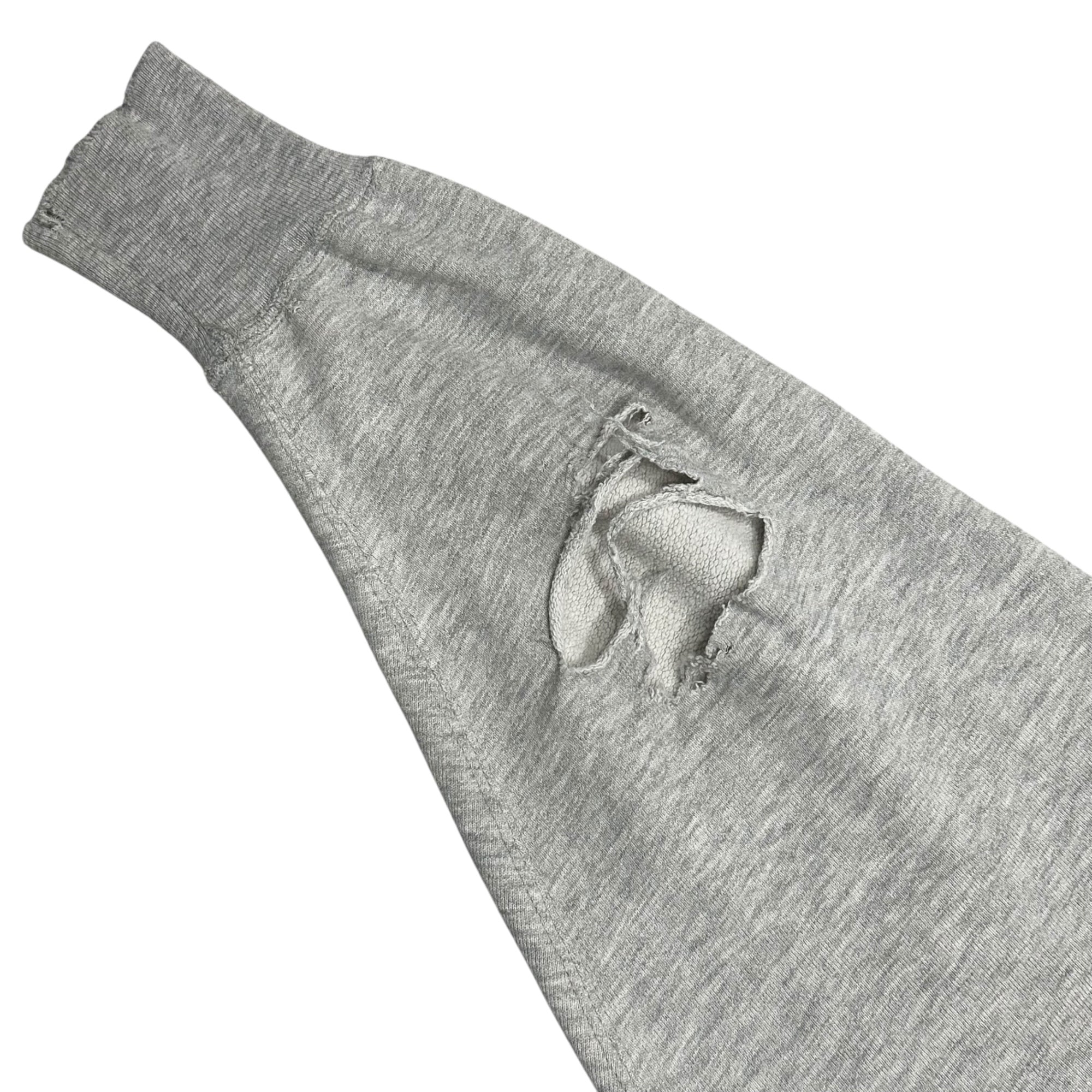 Champion(チャンピオン) 90's ”BOSTON UNIVERSITY 14 HOCKEY” Reverse Weave Sweatshirt リバースウィーブ スウェット XL ライトグレー 90年代 刺繍タグ BOLO ボロ ヴィンテージ