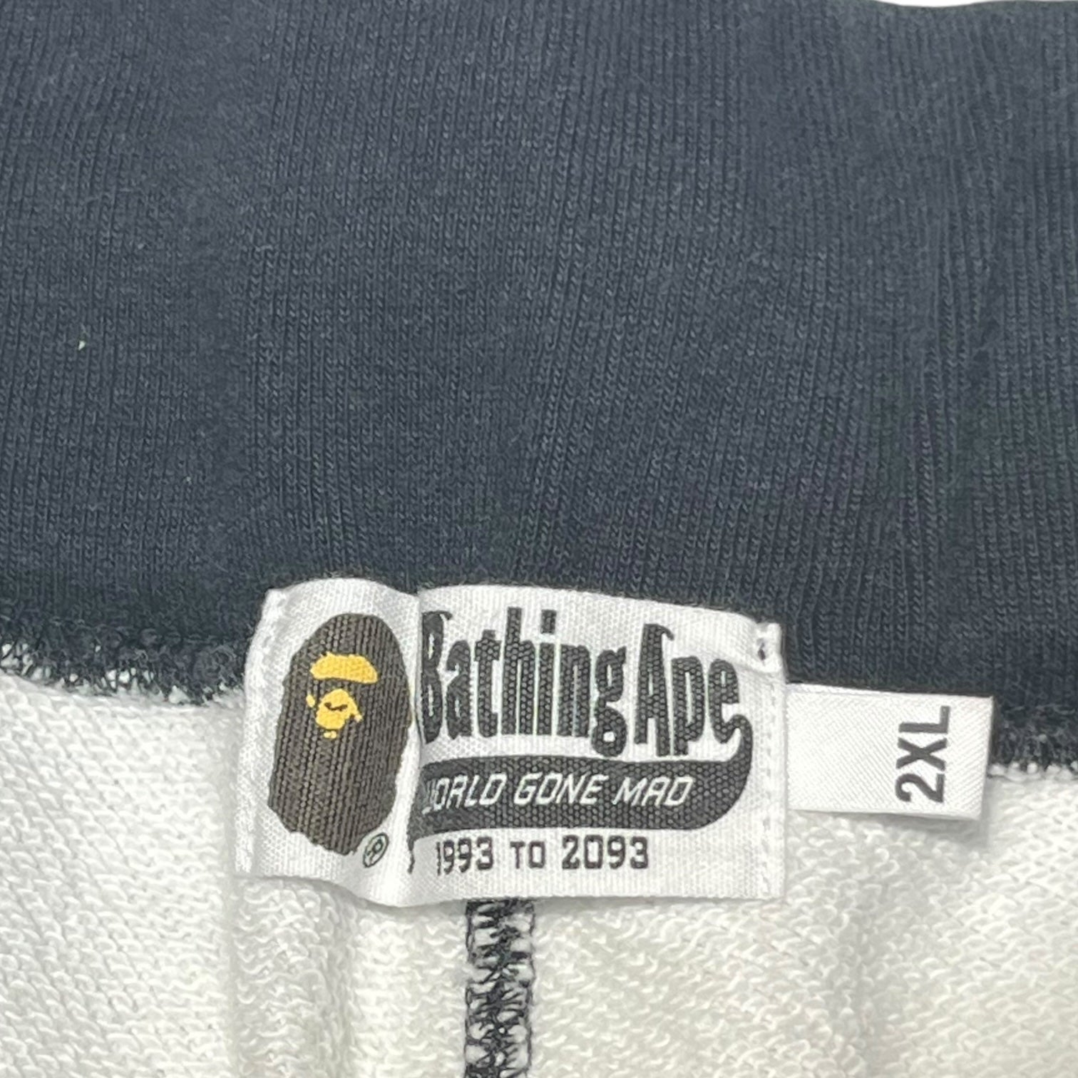 A BATHING APE(アベイシングエイプ) TEXT CODE CAMO SWEAT SHORTS テキスト コード カモ スウェット ショーツ 2XL グレー×ミント ハーフ ショート パンツ