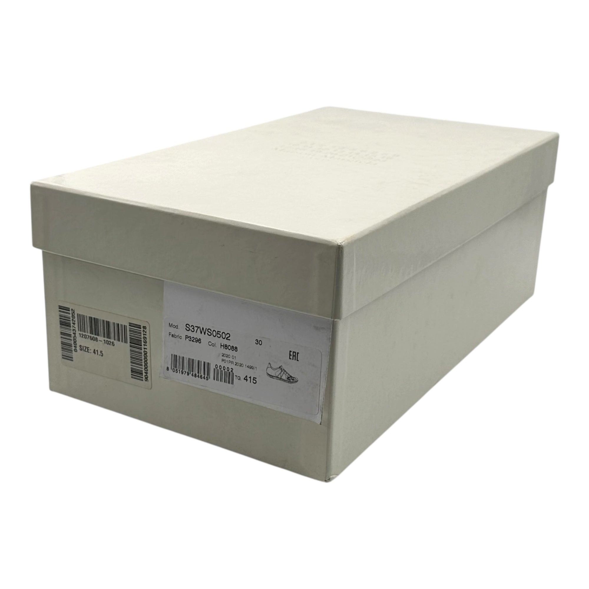 MAISON MARGIELA(メゾンマルジェラ) Paint German Trainer ペンキ ジャーマントレーナー ローカット スニーカー S37WS0502 41 1/2(27.0cm程度) ネイビー
