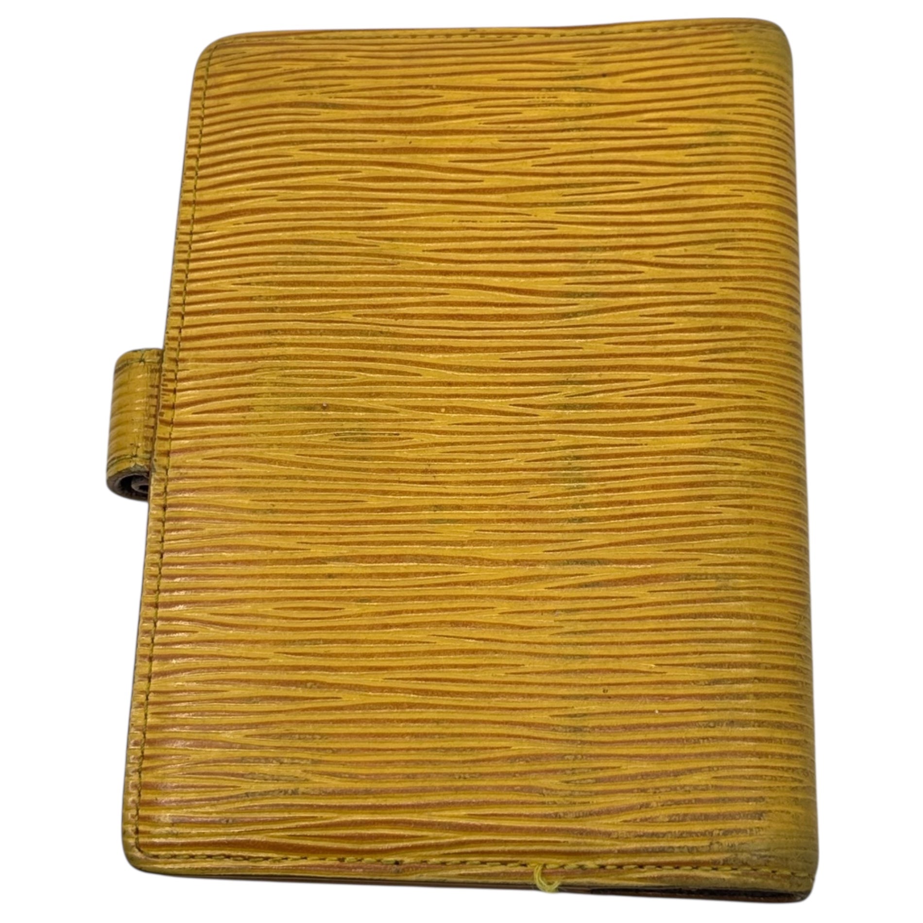 LOUIS VUITTON(ルイヴィトン) 96's アジェンダPM 手帳カバー 96年製 型番:R20059 イエロー 製造番号:CA1906