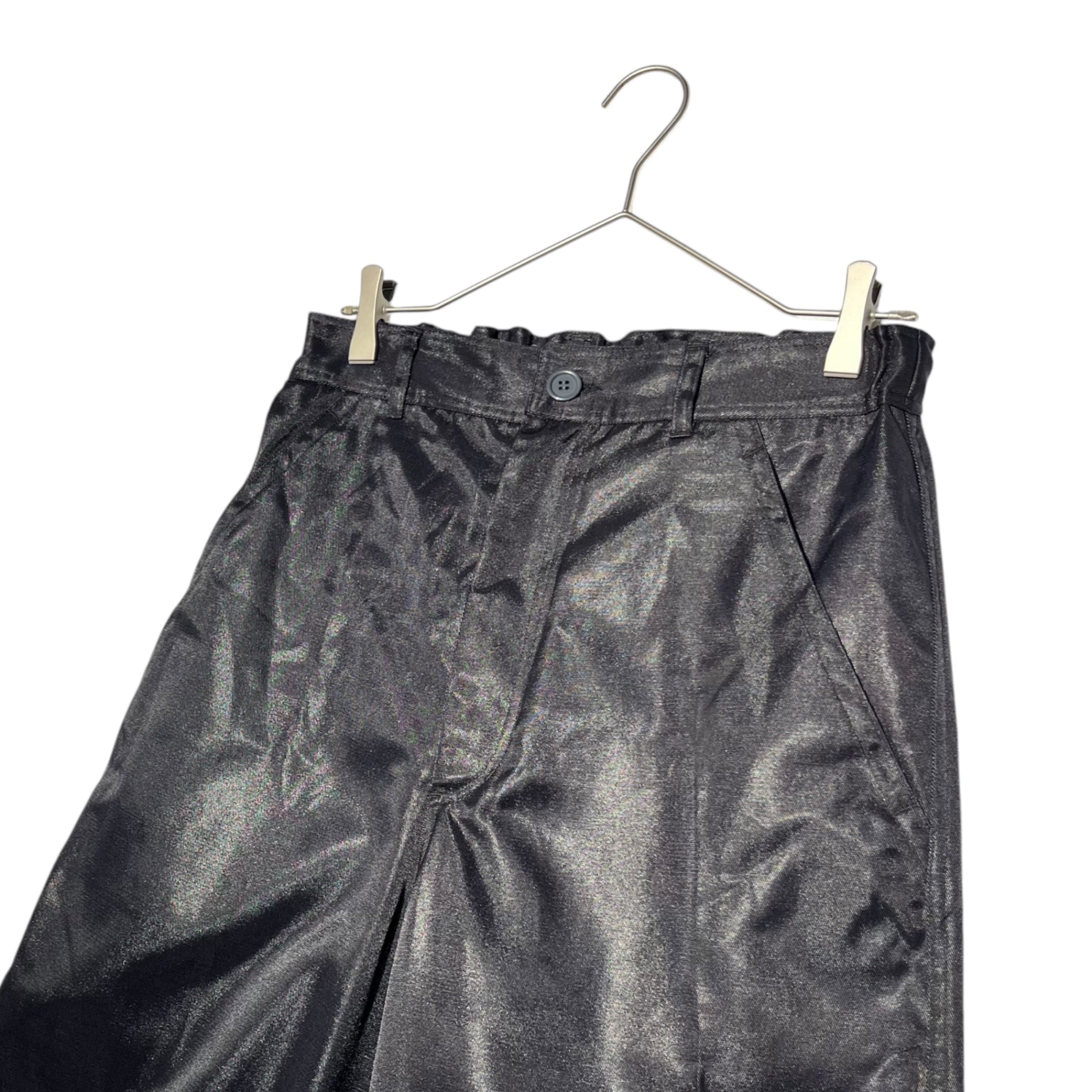 COMME des GARCONS SHIRT(コムデギャルソンシャツ) nylon pants ナイロン パンツ テック Y2K S10100 ワイド スラックス S ブラック