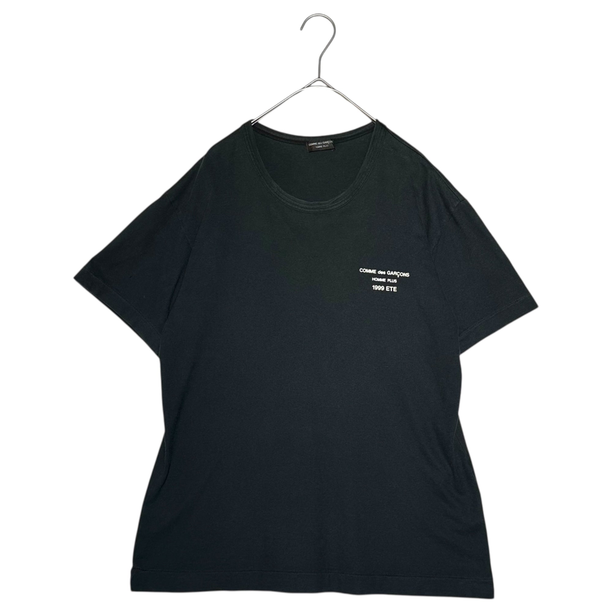 COMME des GARCONS HOMME PLUS(コムデギャルソンオムプリュス) 90's Vintage Chest Logo Crew Neck T-Shirt 90年代 ヴィンテージ 胸ロゴ クルーネック Tシャツ FREE ブラック