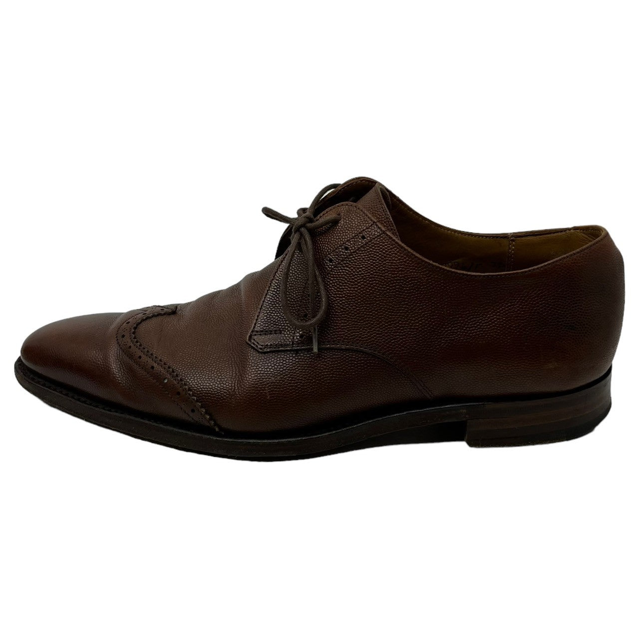 CHEANEY(チーニー) ウィングチップ レザー シューズ 7 1/2(26.5cm程度) ブラウン ドレス 革靴