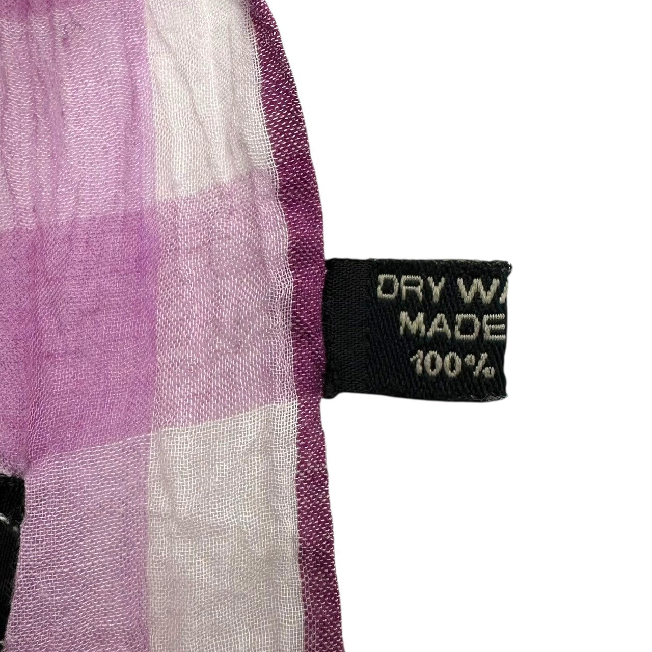 tricot COMME des GARCONS(トリココムデギャルソン) Check Stole チェック ストール パープル