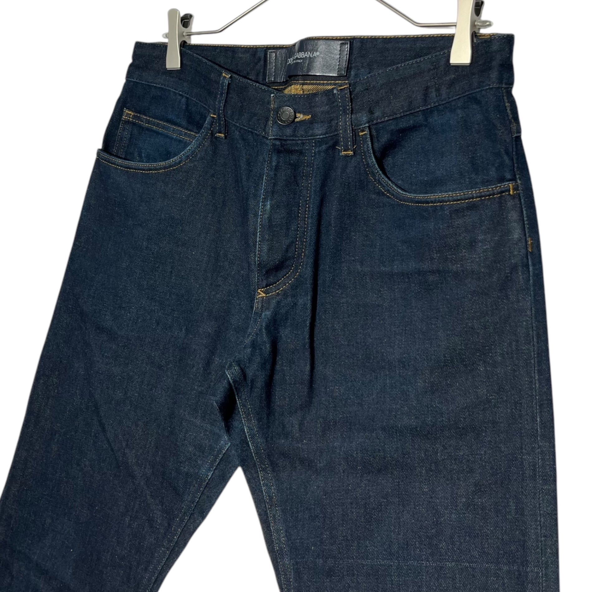 DOLCE&GABBANA(ドルチェ&ガッバーナドルガバ) Slim tapered denim pants スリム テーパード デニム パンツ G6DDCD G8R12 46(M程度) インディゴ