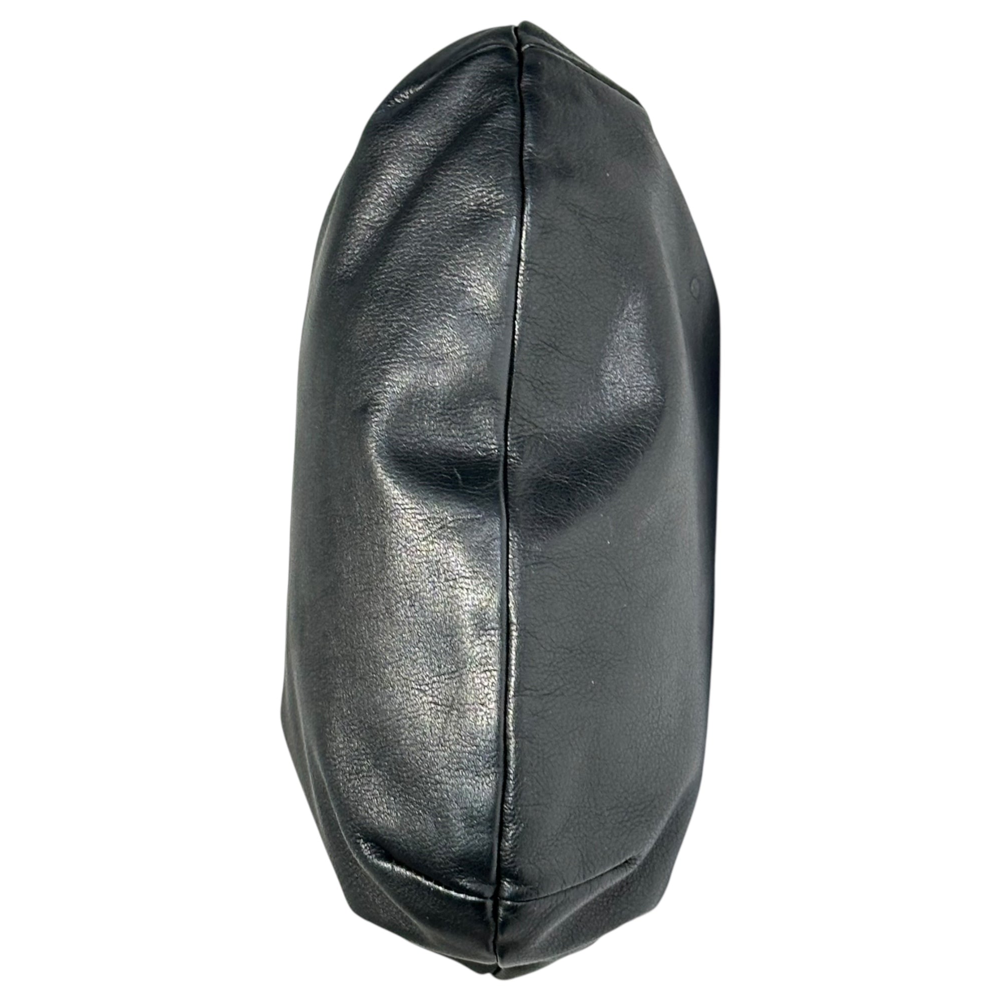 kvell(ケベル) Leather coin purse shoulder bag レザー がま口 ショルダー バッグ ブラック