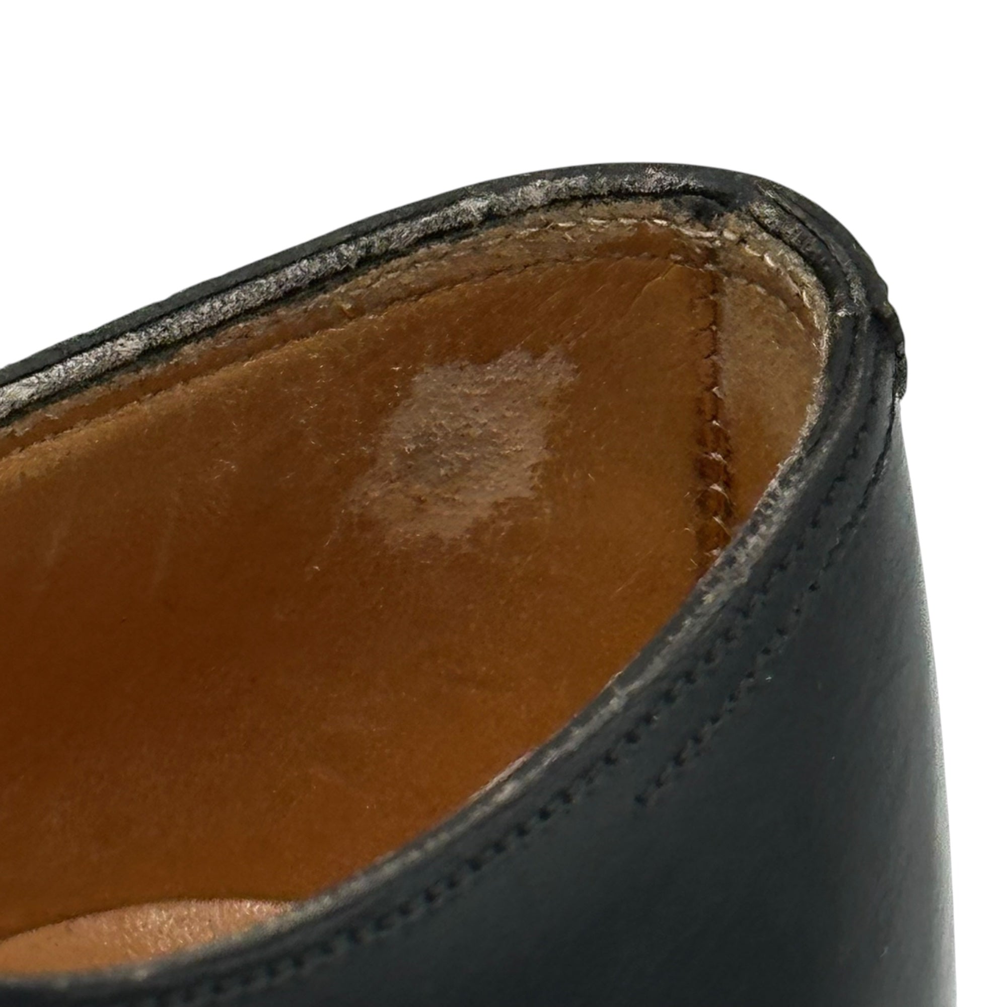 JOHN LOBB(ジョンロブ) CITY II シティ2 ストレート チップ レザー シューズ Last 8695 UK 6EE(24.5~25.0cm程度) ブラック 革靴 内羽