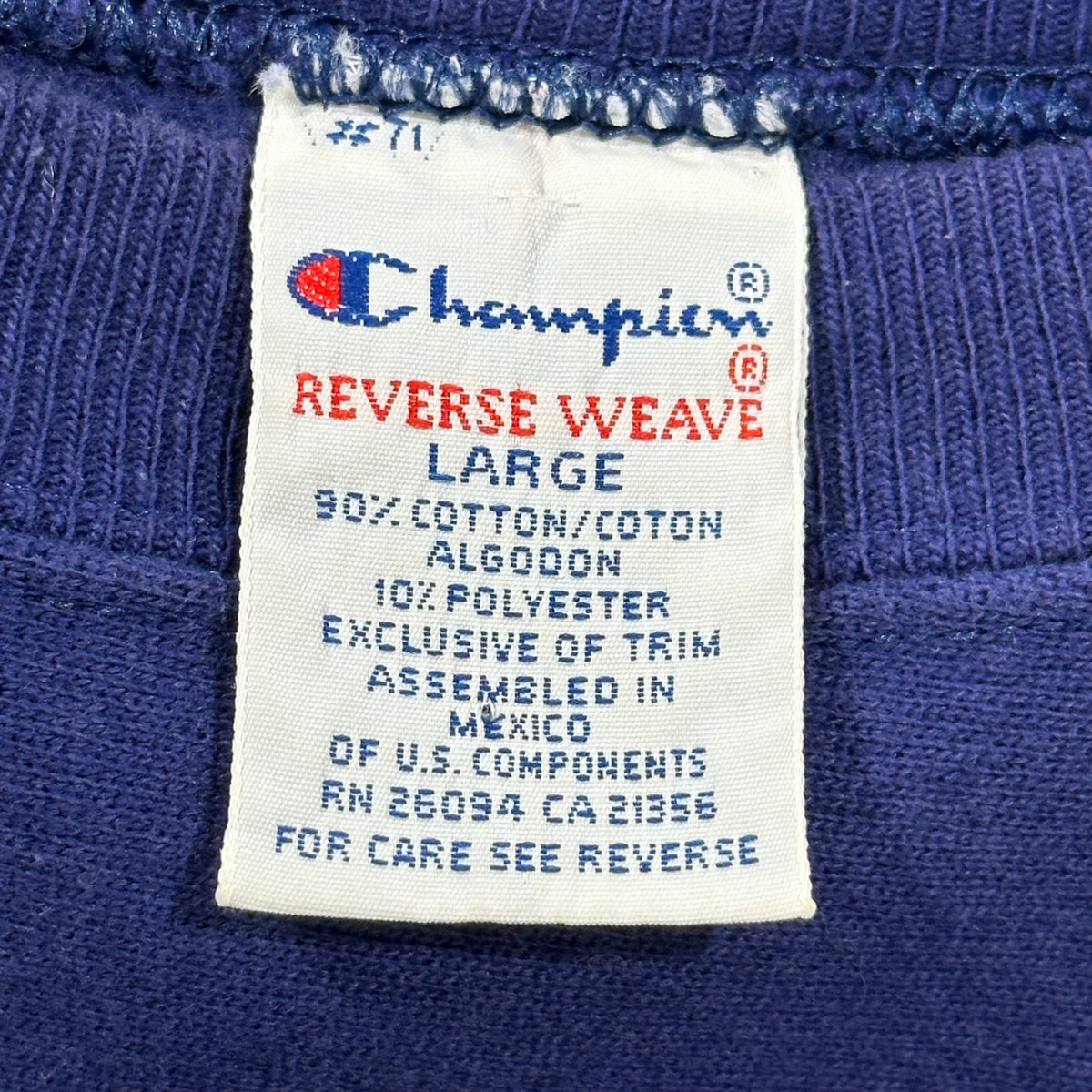 Champion(チャンピオン) 1990's Reverse Weave sweatshirt リバースウィーブ スウェット L パープル 90年代 無地