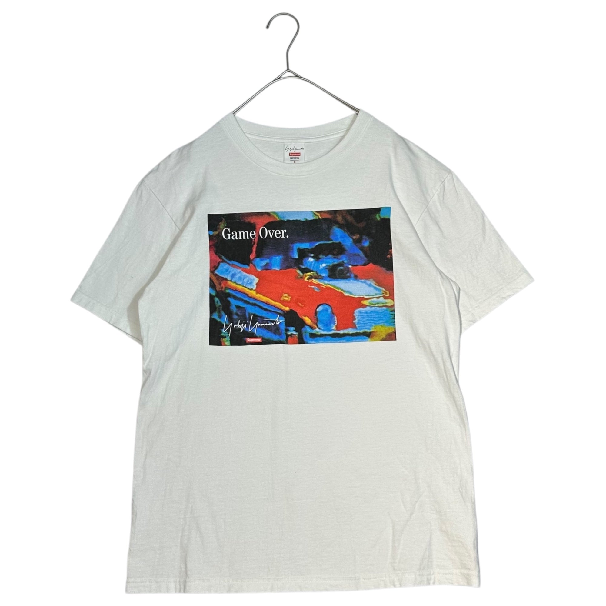 SUPREME×YOHJI YAMAMOTO(シュプリーム×ヨウジヤマモト) 20AW Game Over Tee ゲームオーバー グラフィック プリント Tシャツ S ホワイト 20FW