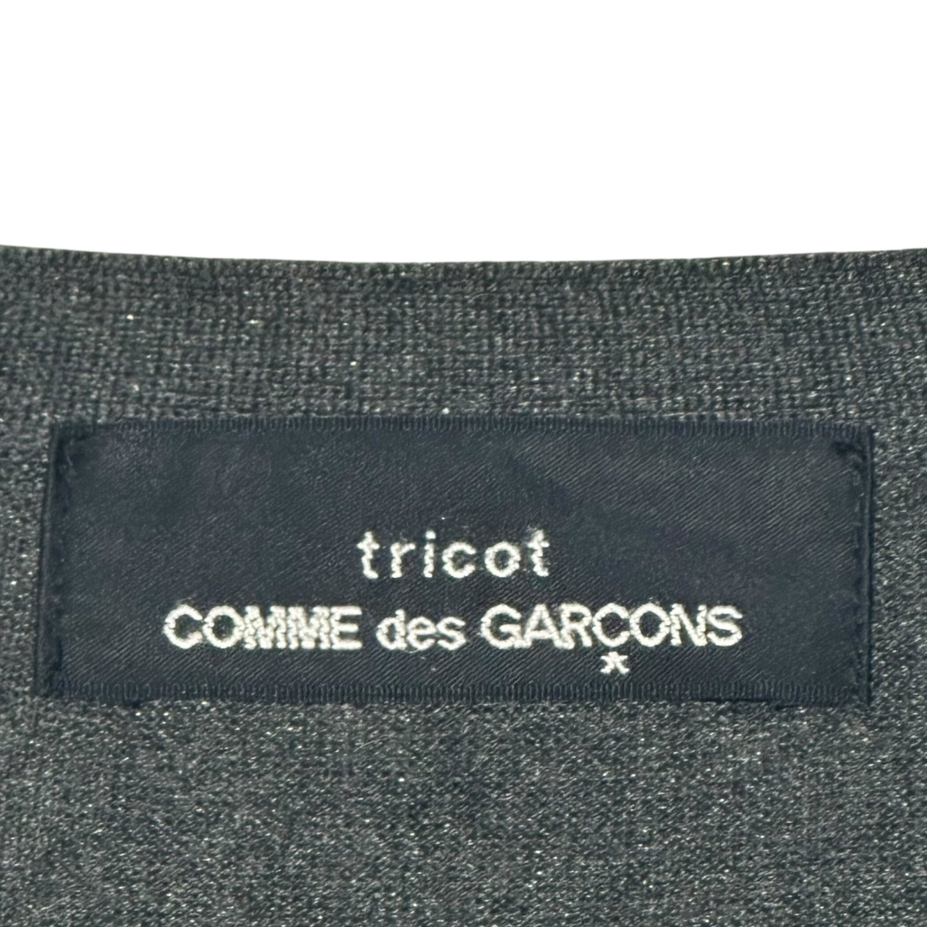 tricot COMME des GARCONS(トリココムデギャルソン) 14SS Silk Cashmere Button Cardigan シルク カシミヤ ボタン カーディガン TM-N002 FREE チャコールグレー AD2013