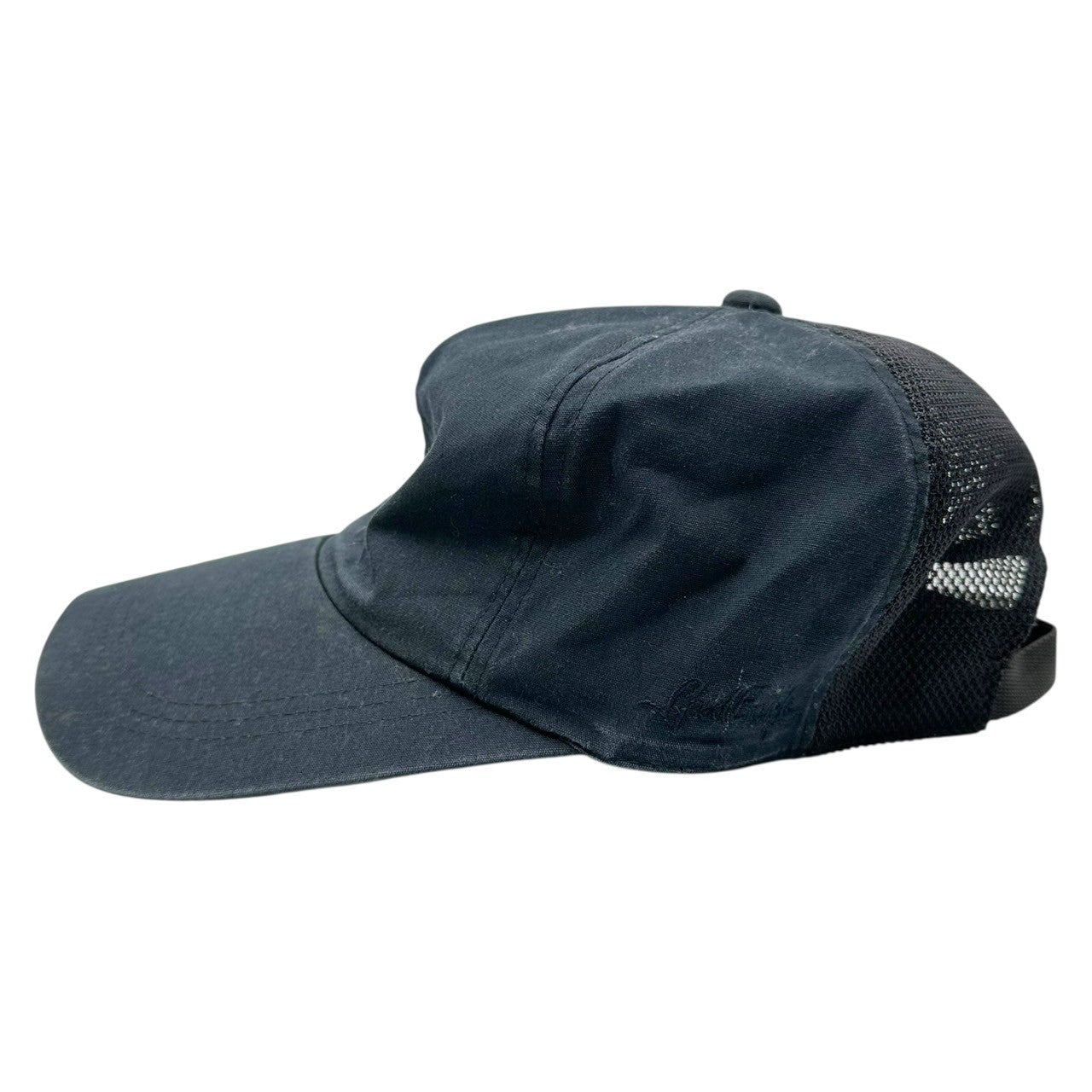 MORE ABOUT LESS(モアアバウトレス) Circle Star Embroidery 6 Panel Cap サークル スター 刺繍 6パネル キャップ ブラック 藤原ヒロシ創設ブランド