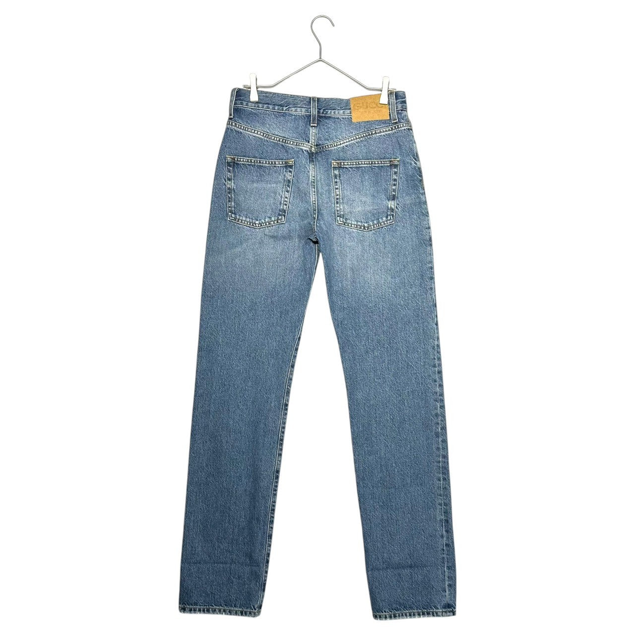GUCCI(グッチ) 24SS Horsebit Denim Pants ホースビット デニム パンツ 760028 25(実寸78cm W30程度) ライトインディゴ ストレート
