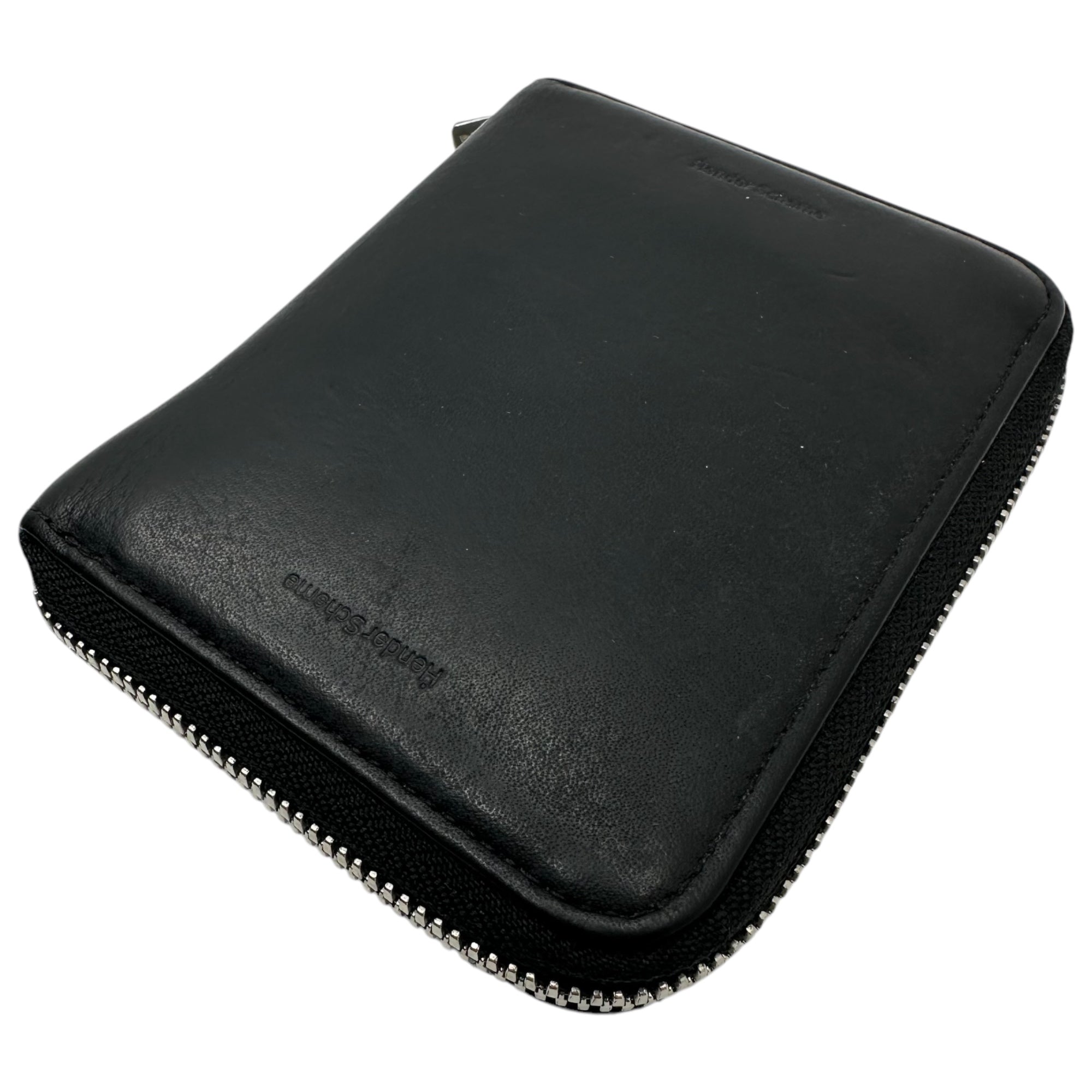Hender Scheme(エンダースキーマ) Round zip leather compact wallet ラウンドジップ レザー コンパクト ウォレット 財布 ブラック