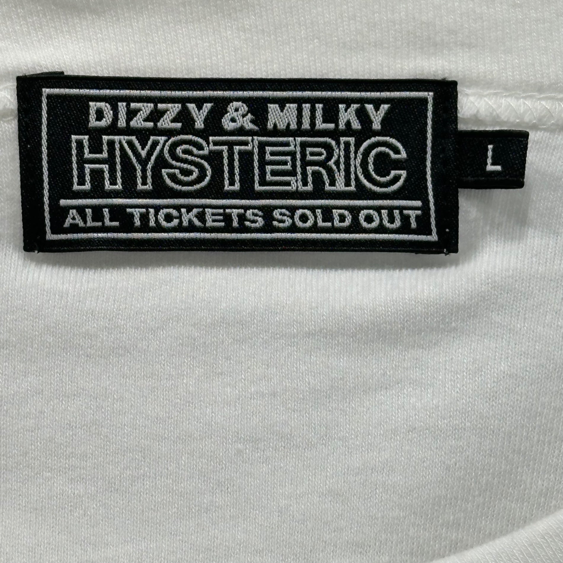 HYSTERIC GLAMOUR(ヒステリックグラマー) 25SS ENDLESS ROCK TEE プリント Tシャツ 02251CT13 L ホワイト