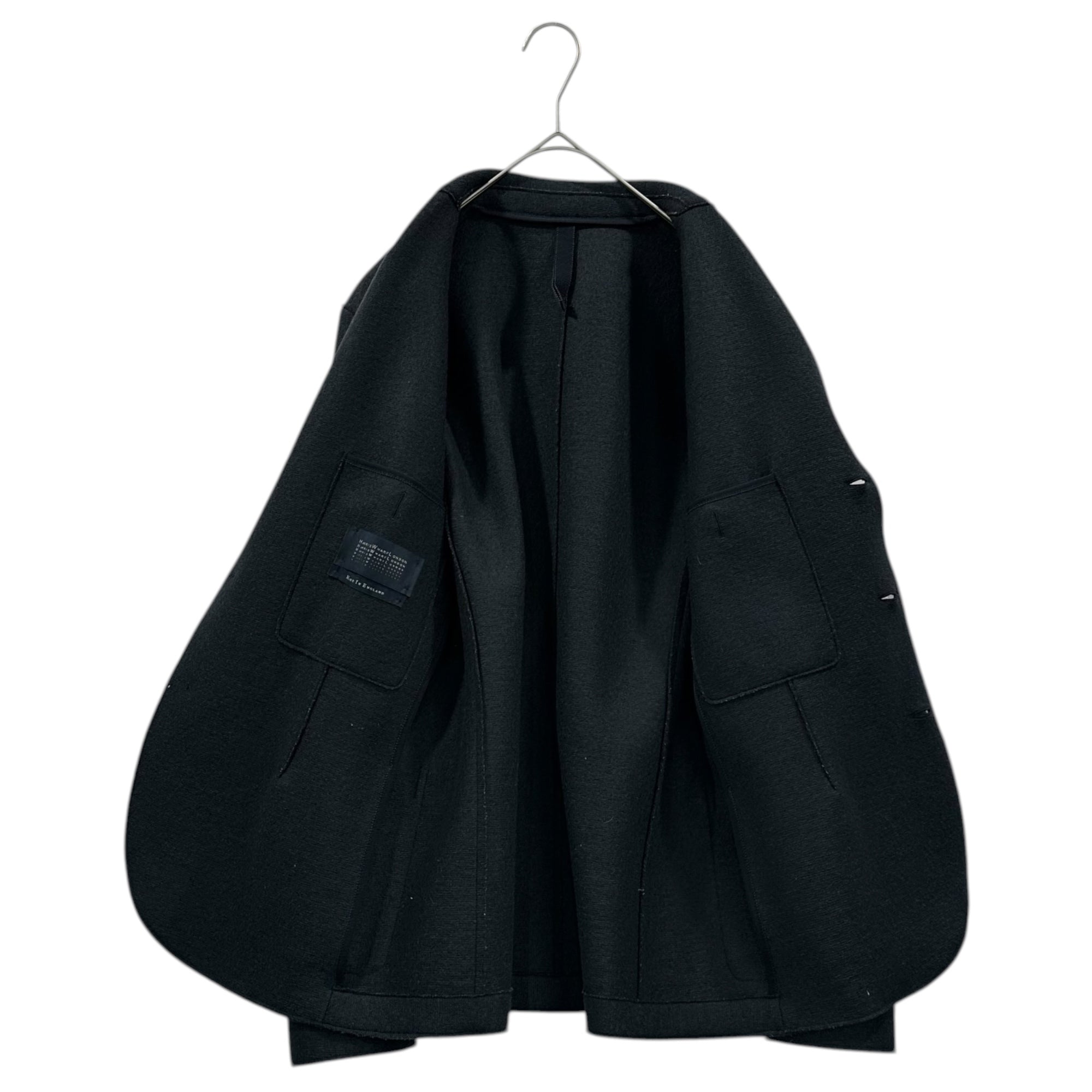 HARRIS WHARF LONDON(ハリスワーフロンドン) England made 3B WOOL BLAZER 英国製 ウール ブレザー 表記無(M程度) ネイビー テーラード ジャケット