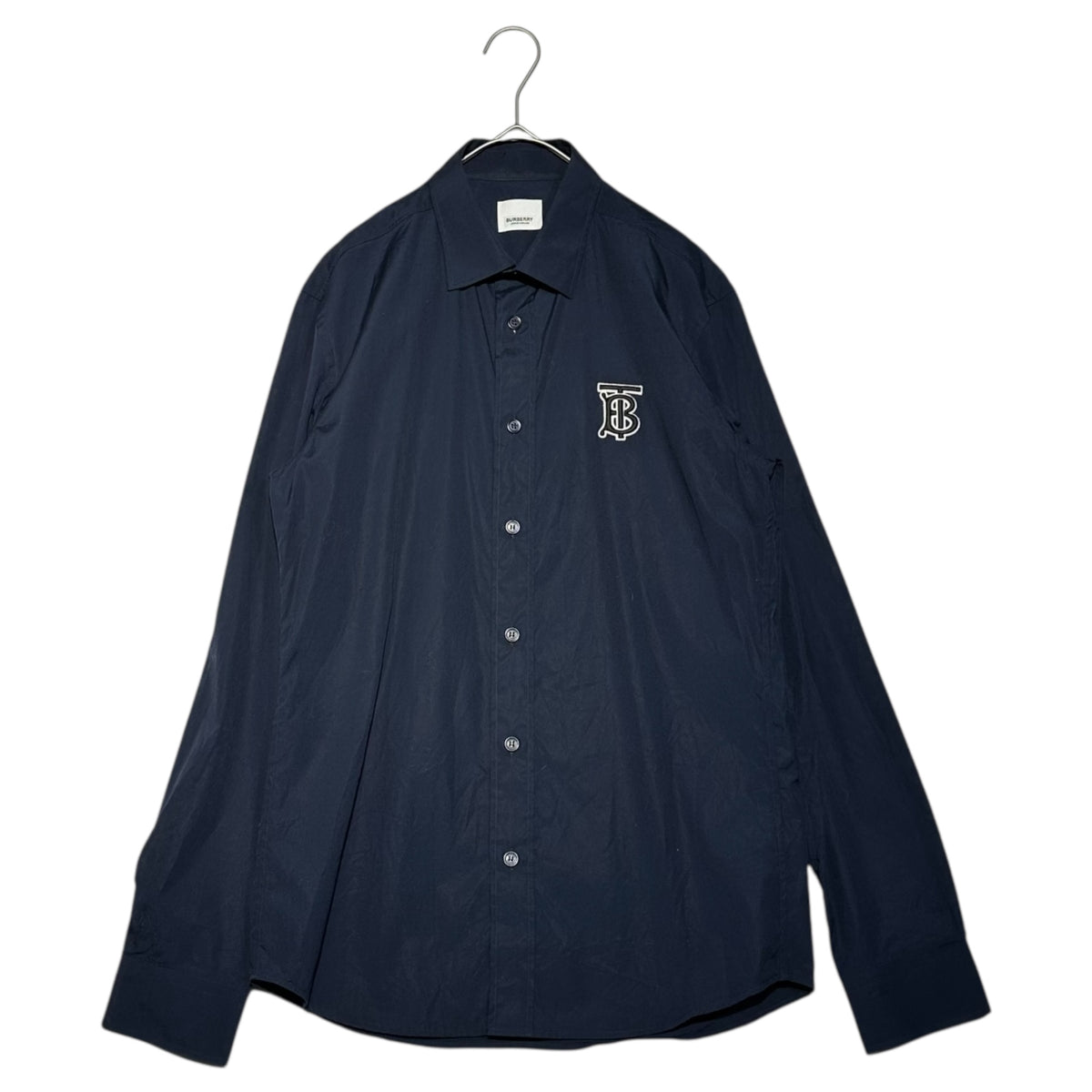 BURBERRY(バーバリー) TB LOGO L/S SHIRT ロゴ 刺繍 センターライン 