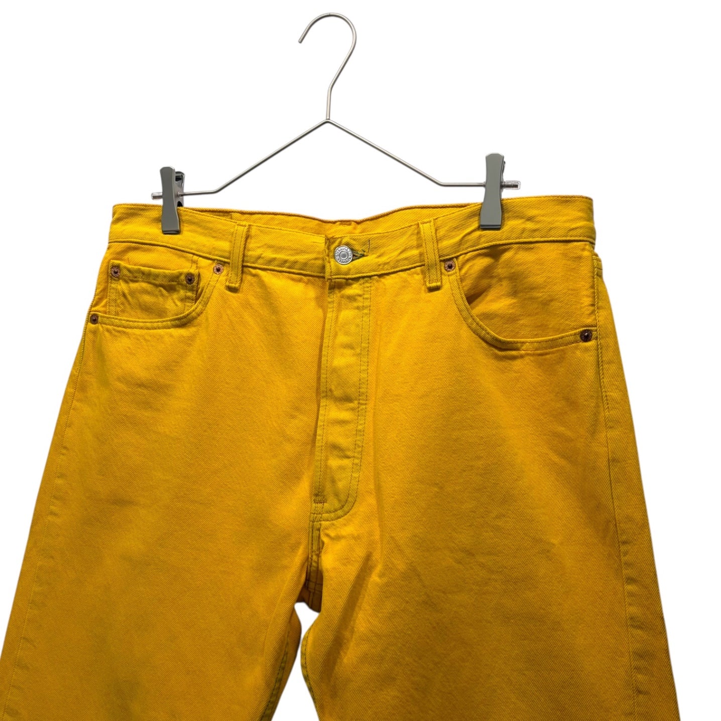 Levi's(リーバイス) 90's Post-dyed Yellow Color Denim Pants 後染め イエロー カラー デニムパンツ W36 イエロー