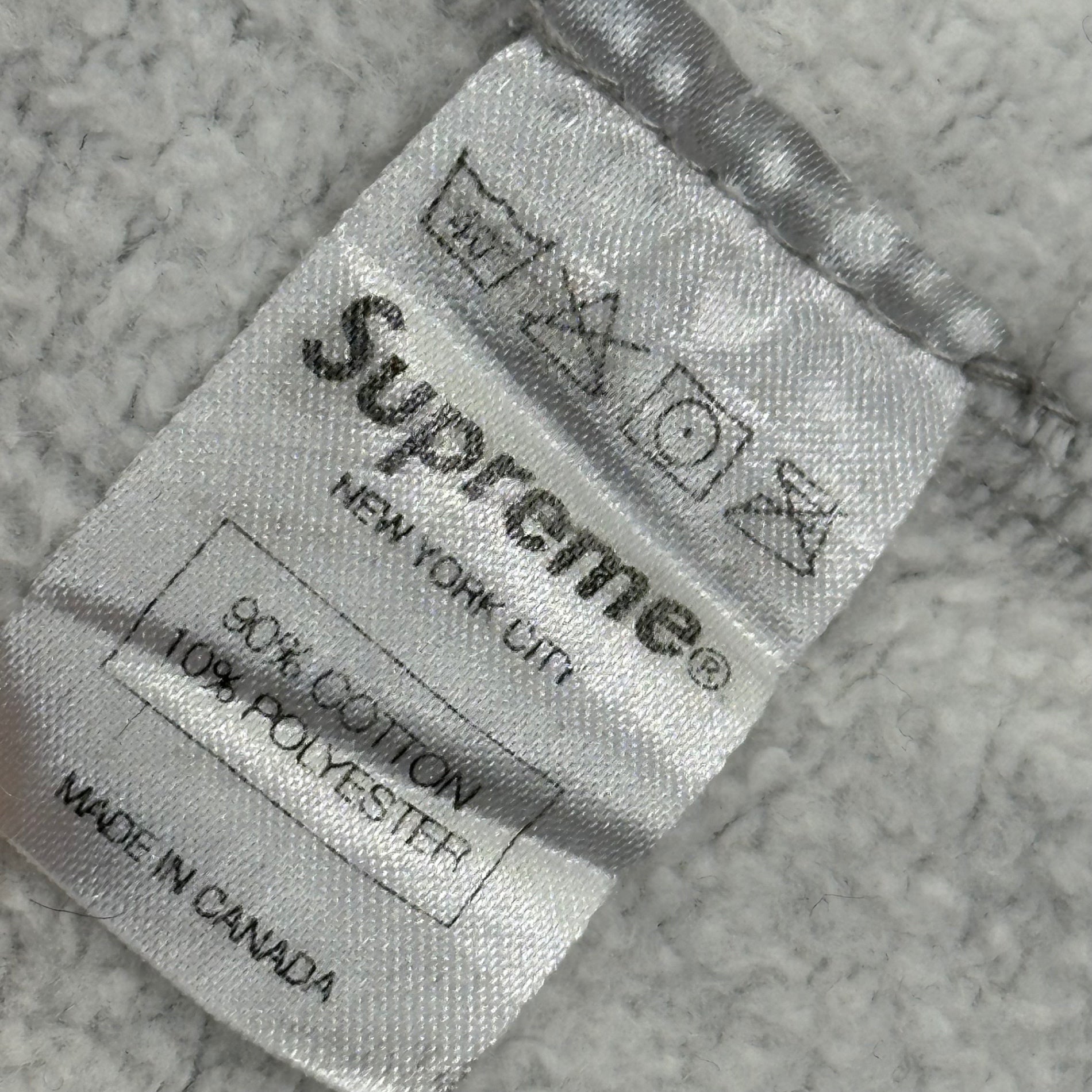 SUPREME(シュプリーム) 12FW Logo Sweat Pants ロゴ スウェット パンツ S グレー カナダ製 裏起毛