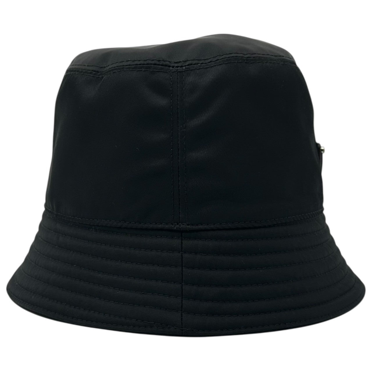 PRADA(プラダ) 2023 "RE-NYLON" Triangle Logo Bucket Hat トライアングル ロゴ リナイロン バケット ハット 2HC137 M ブラック 帽子