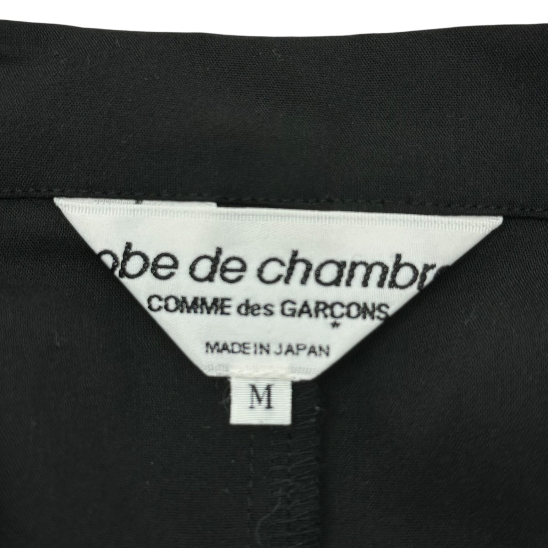 robe de chambre COMME des GARCONS(ローブドシャンブルコムデギャルソン) 03SS Flower Motif Polyester Wool 3B Stretch Jacket フラワー モチーフ ポリエステル ウール 3B ストレッチ ジャケット RI-J015 M ブラック AD2002