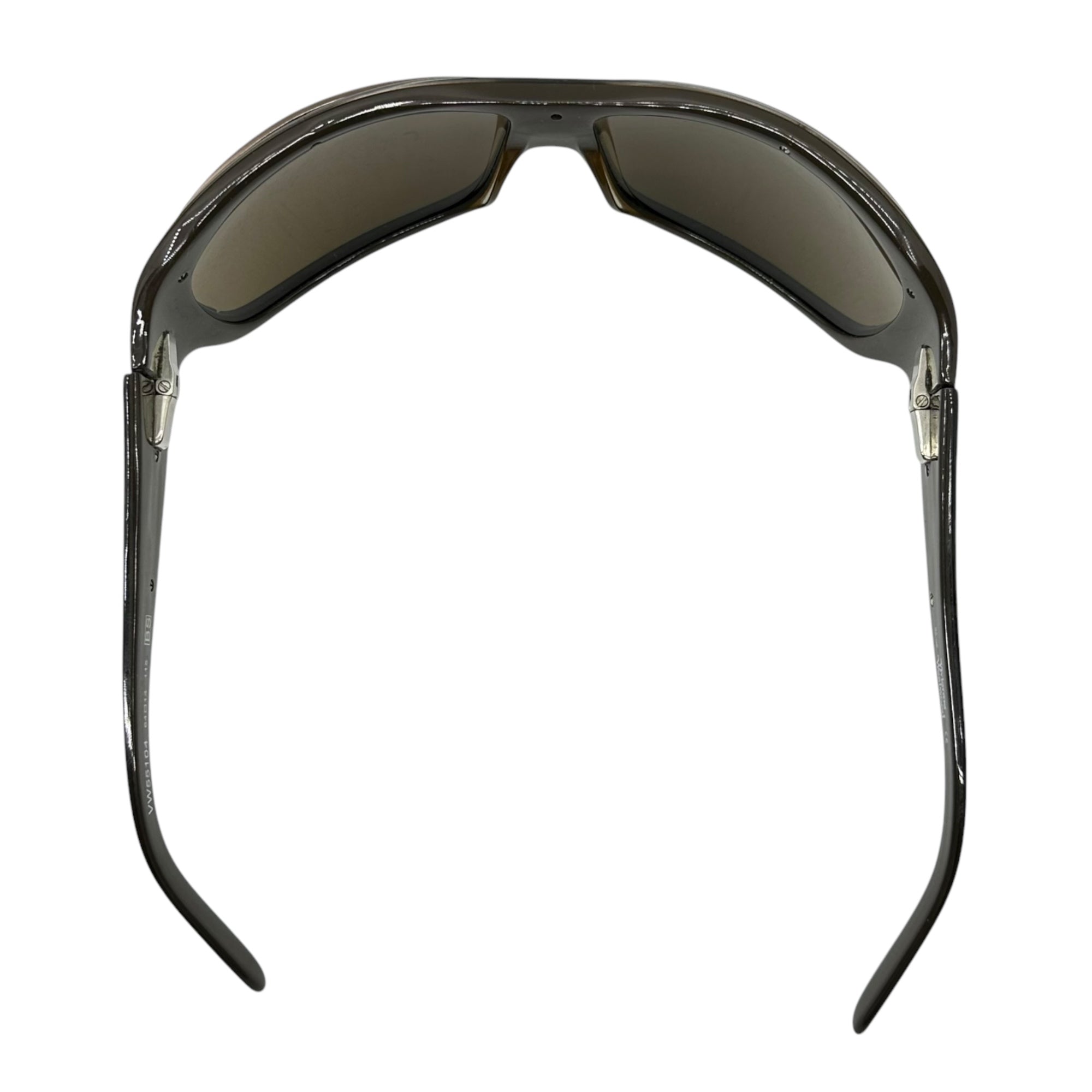 Vivienne Westwood(ヴィヴィアンウエストウッド) iridescent color metal parts smoke sunglasses 玉虫色 メタル パーツ サングラス VW55104 64□14-115 オリーブ ロゴ