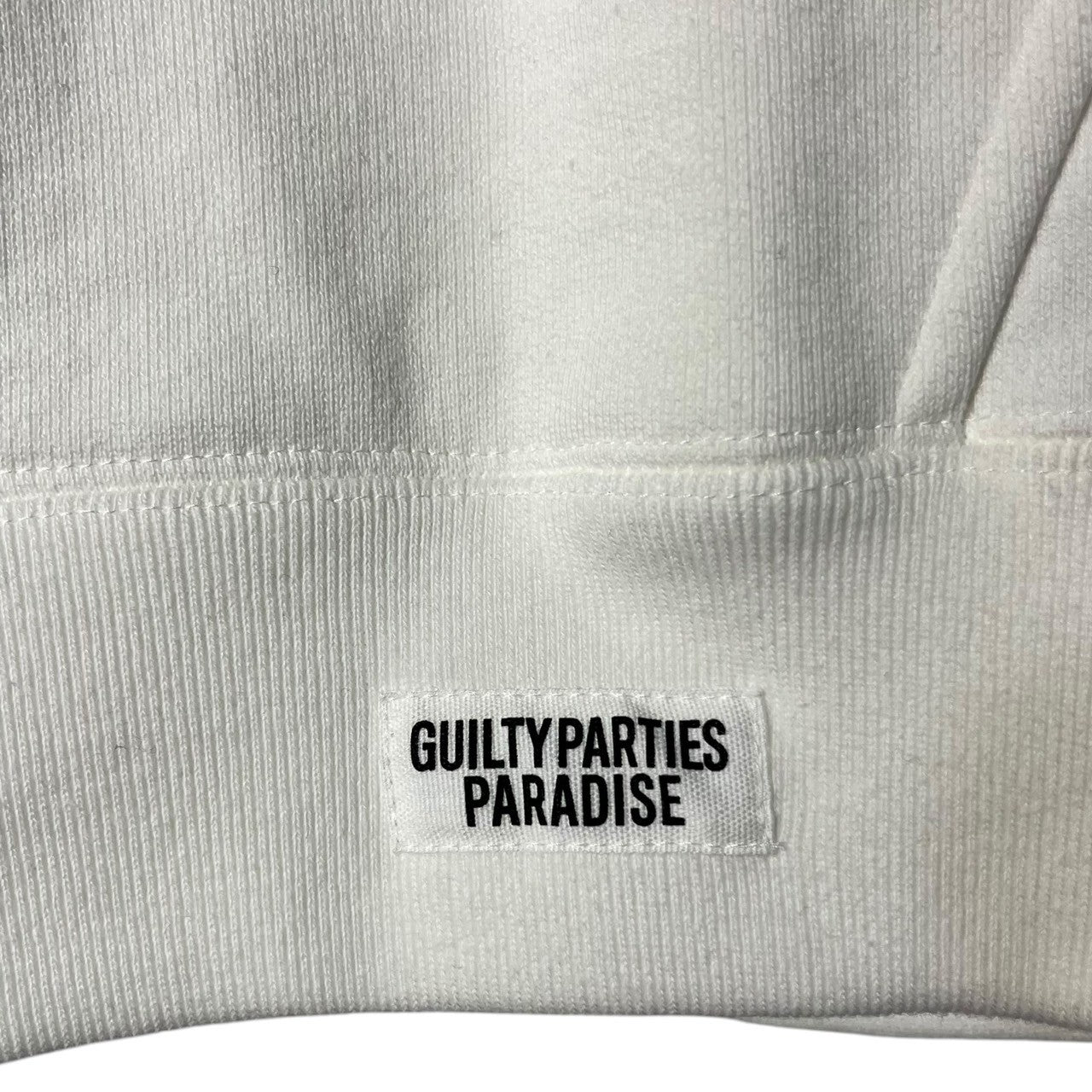 WACKO MARIA(ワコマリア) PARADISE GUILTY PARTIES logo print hoodie ロゴ プリント フーディ S ホワイト