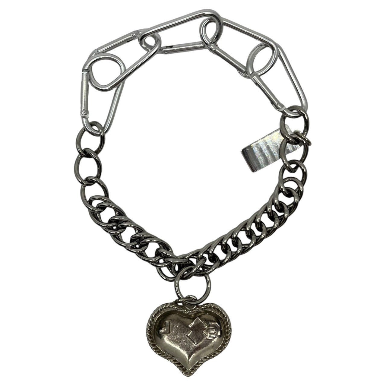 Chopova Lowena(チョポヴァロウェナ) Silver Heart Necklace シルバー ハート ネックレス シルバー カラビナ チェーン