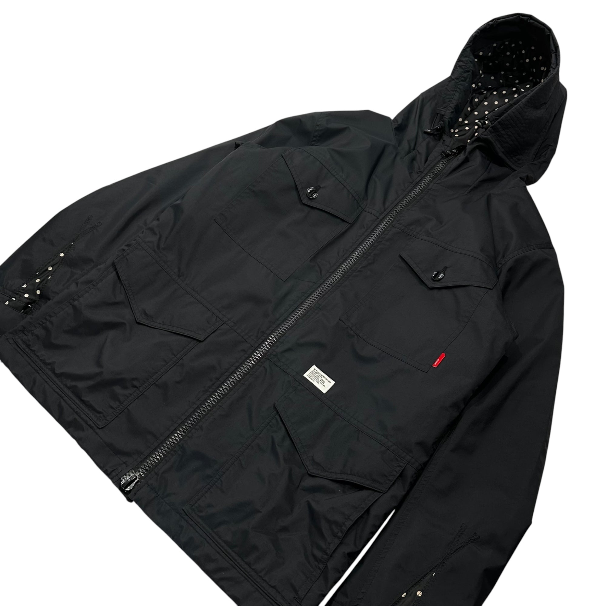 WTAPS(ダブルタップス) 09AW SHERPA JACKET FIELD NYLON TAFFETA 3LAYER シェルパ ジャケット フィールド ナイロンタフタ 092SPDT-JKM01 M ブラック 00's DAZED AND CONFUSED マウンテンパーカー