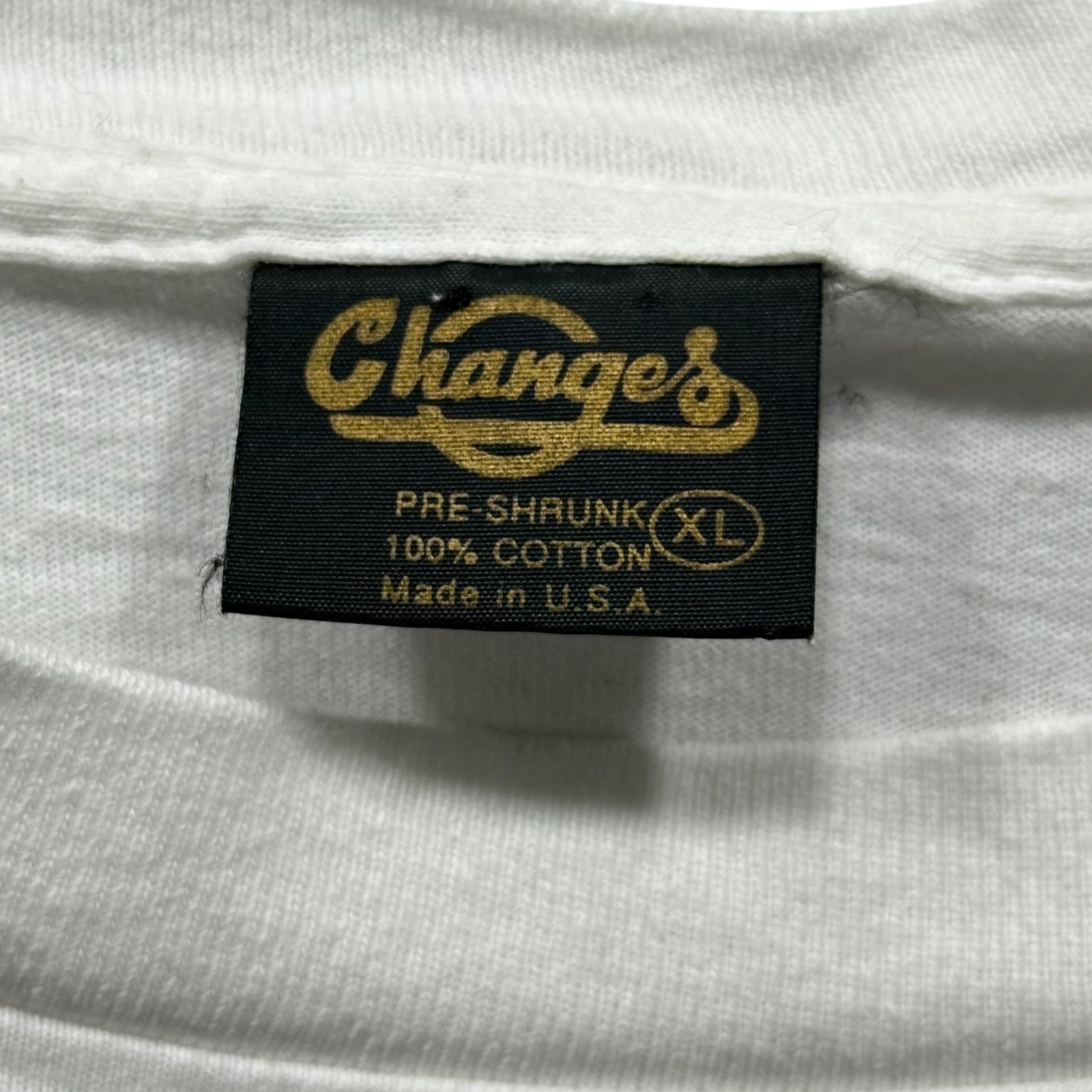 Changes(チェンジィズ) 90's ”Kermit” forest gump parody TEE カーミット フォレスト ガンプ パロディ ヴィンテージ Tシャツ XL ホワイト 90年代 Forrest Green