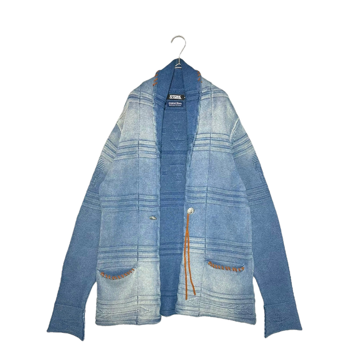 HYSTERIC GLAMOUR(ヒステリックグラマー) 18SS Shawl collar indigo 