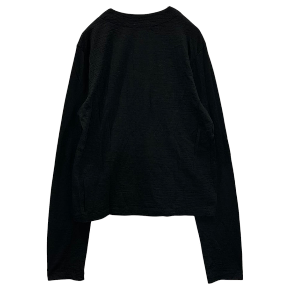 tricot COMME des GARCONS(トリココムデギャルソン) 1994SS Stitch-Work Snap-Button Wool Cardigan ステッチ ワーク スナップ ボタン ウール カーディガン TT-040750 FREE ブラック AD1993 90s アーカイブ
